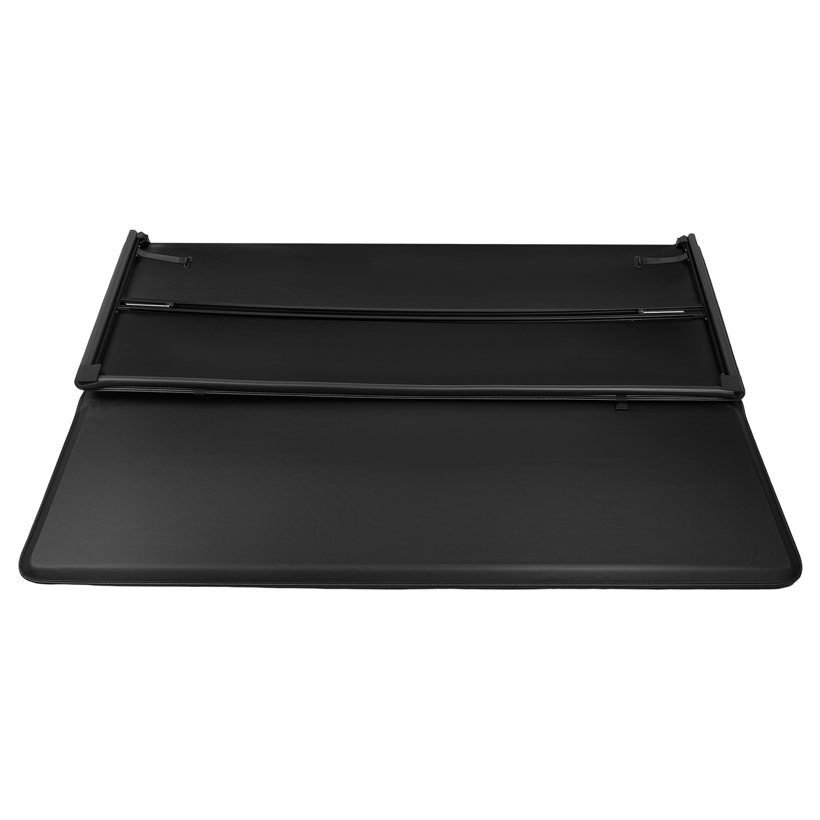 5.5'  3-Fold Soft Bed Cover for Ford F-150 Crew Cab 2015-2026 Aluminum Alloy