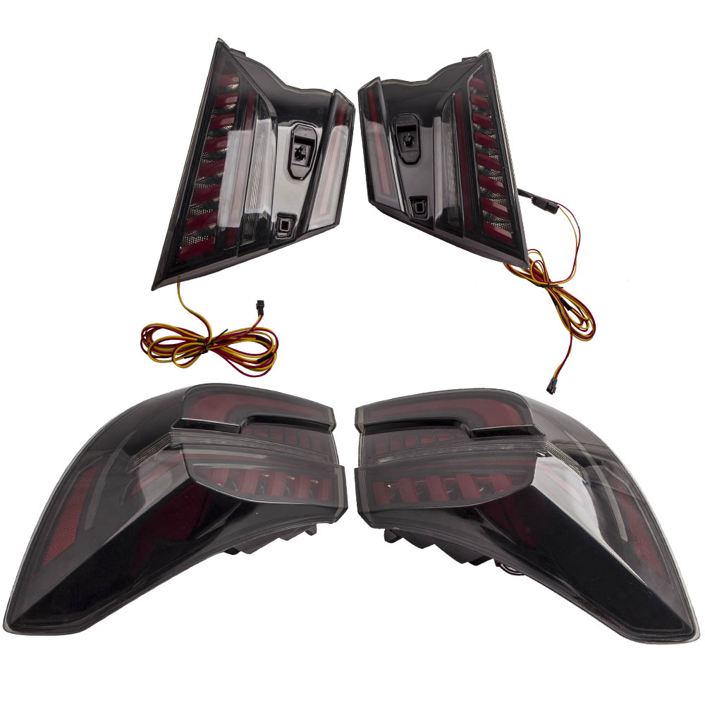 Tail Lights Assembly for Honda Accord 2018-2020 Smoke Lens Black Housing LH RH