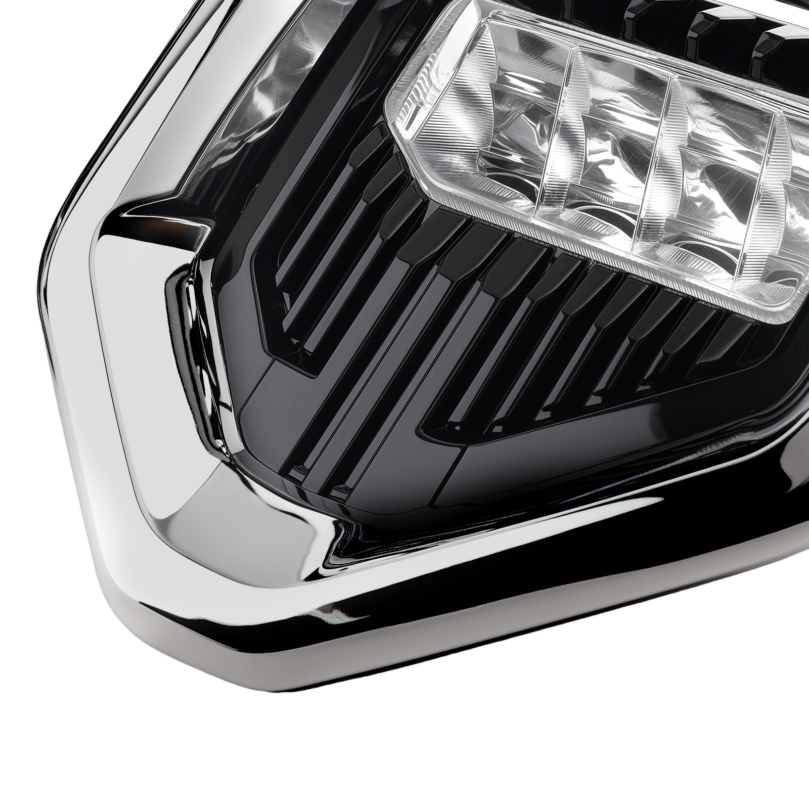 Front LED Fog Lights Lamp For GMC Sierra 1500 2019-2022 Left+Right Pair W/Bezels