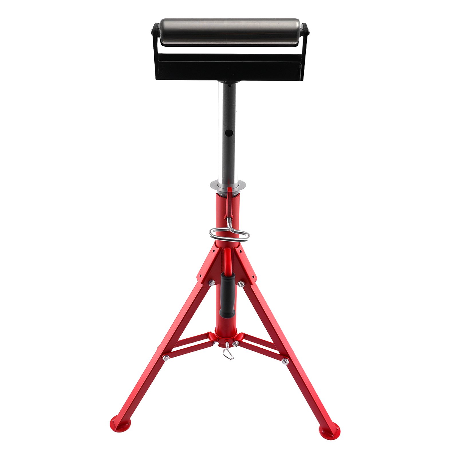 Adjustable Roller Support Stand 2500lbs 27.6-52in Height Steel Workshop Tool