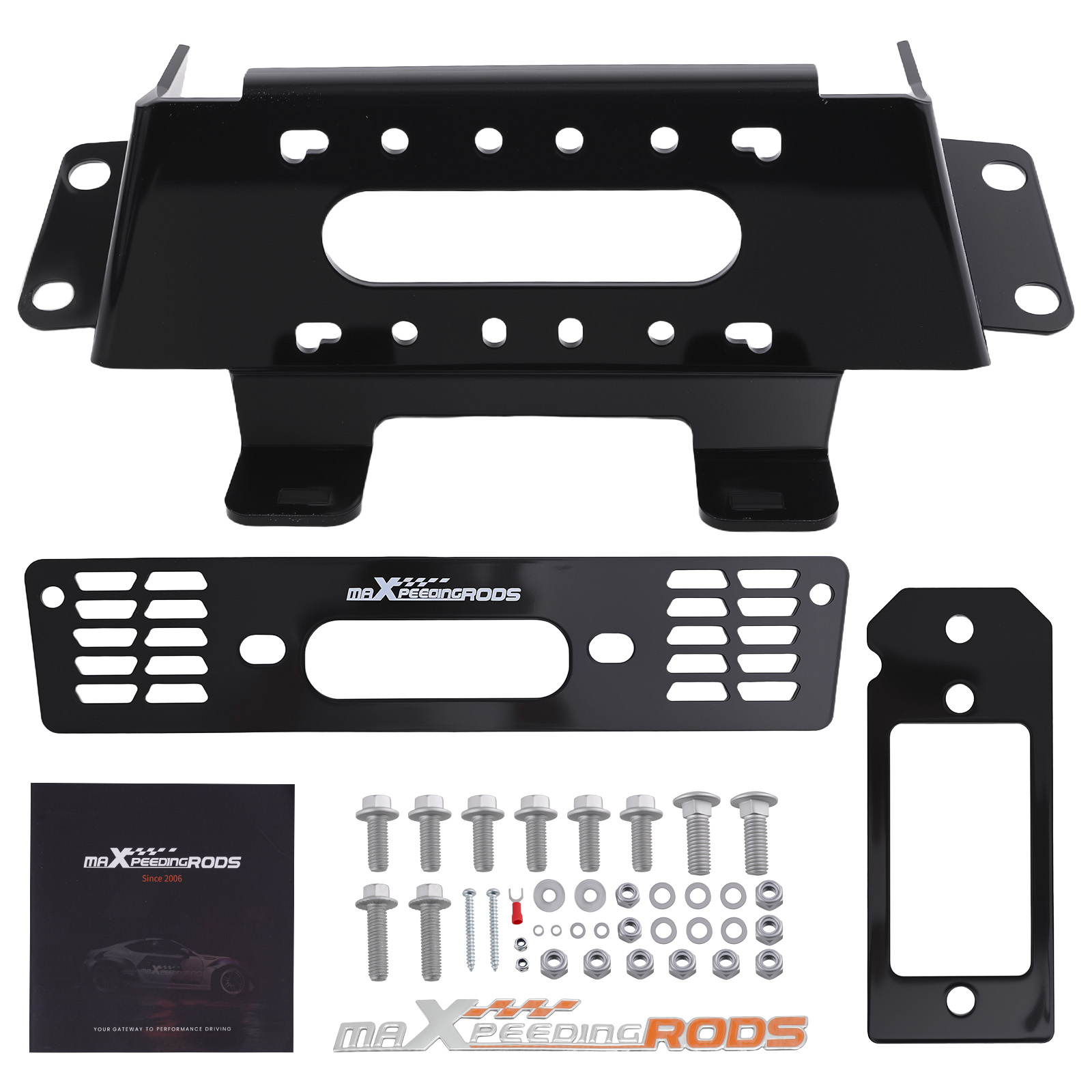 Winch Mount Kit for Polaris Ranger UTV 400 500 570 800 2010-2022 Full-Size
