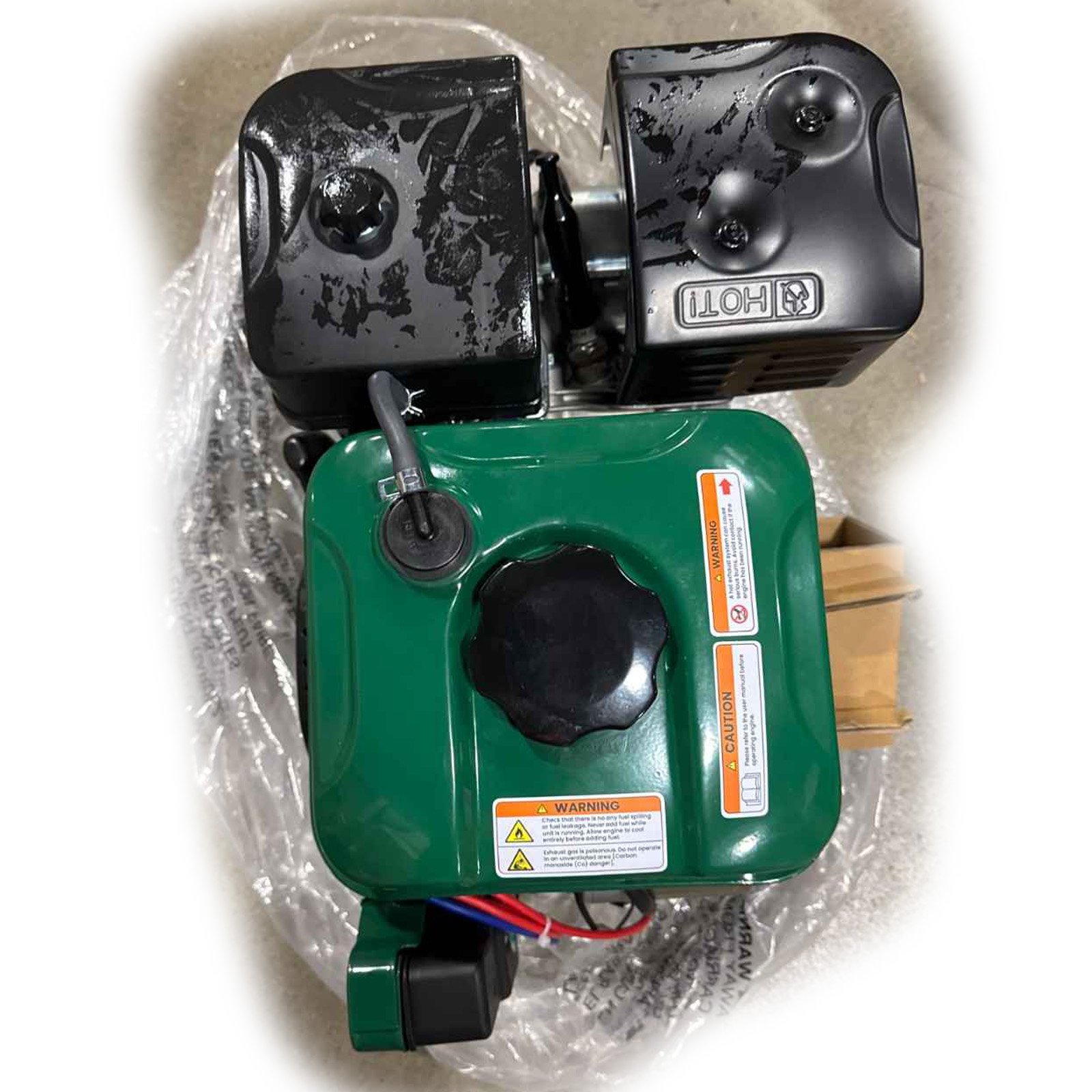 Electric Start Gas Engine Motor 212cc 4-Stroke 7HP Horizontal Returned
