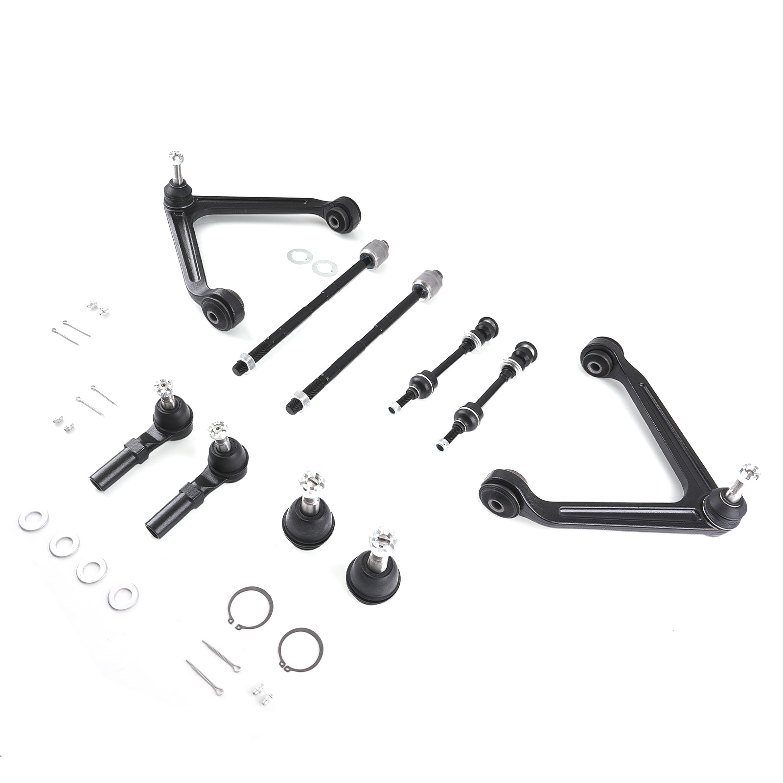 Front Control Arms Ball Joints Tie Rod Stabilizer for Dodge Ram 1500 RWD 02-05