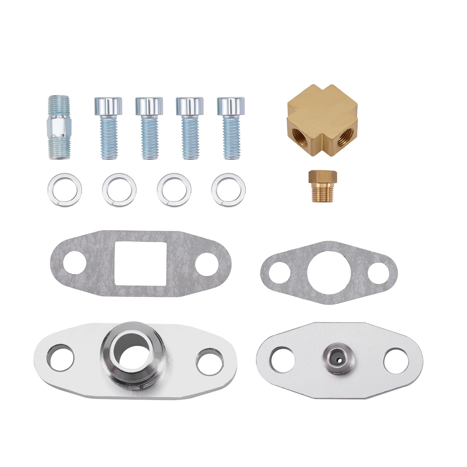 Turbolader Öl Zulauf Rücklauf Leitung Kit for T3 T4 T04E T3T4 T70 10 AN NEW
