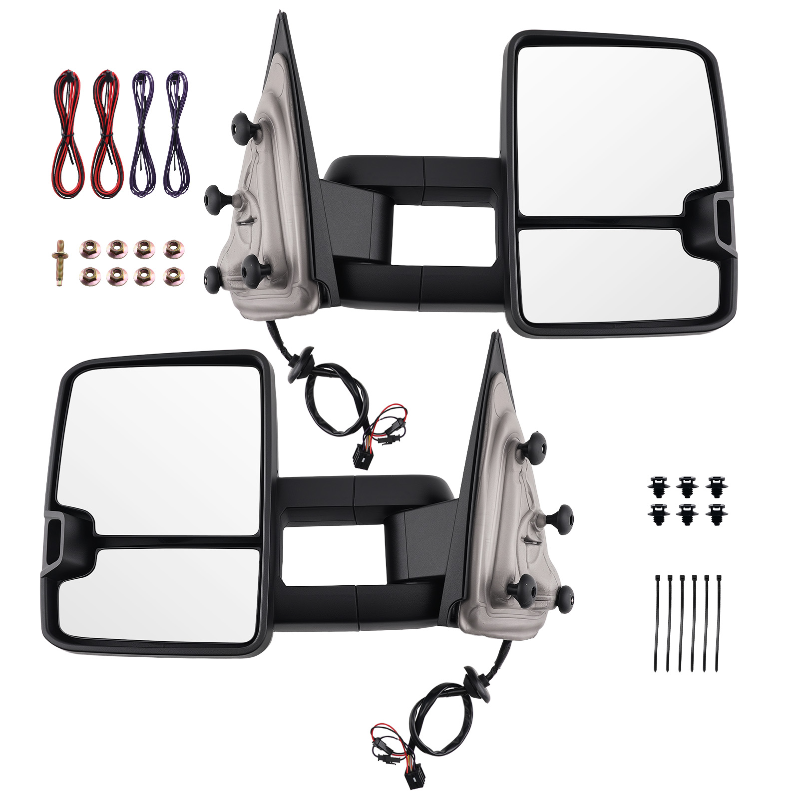 Side Mirror for GMC Sierra 2500HD 3500HD 2015-2019 YH-3351 Power Heated Pair