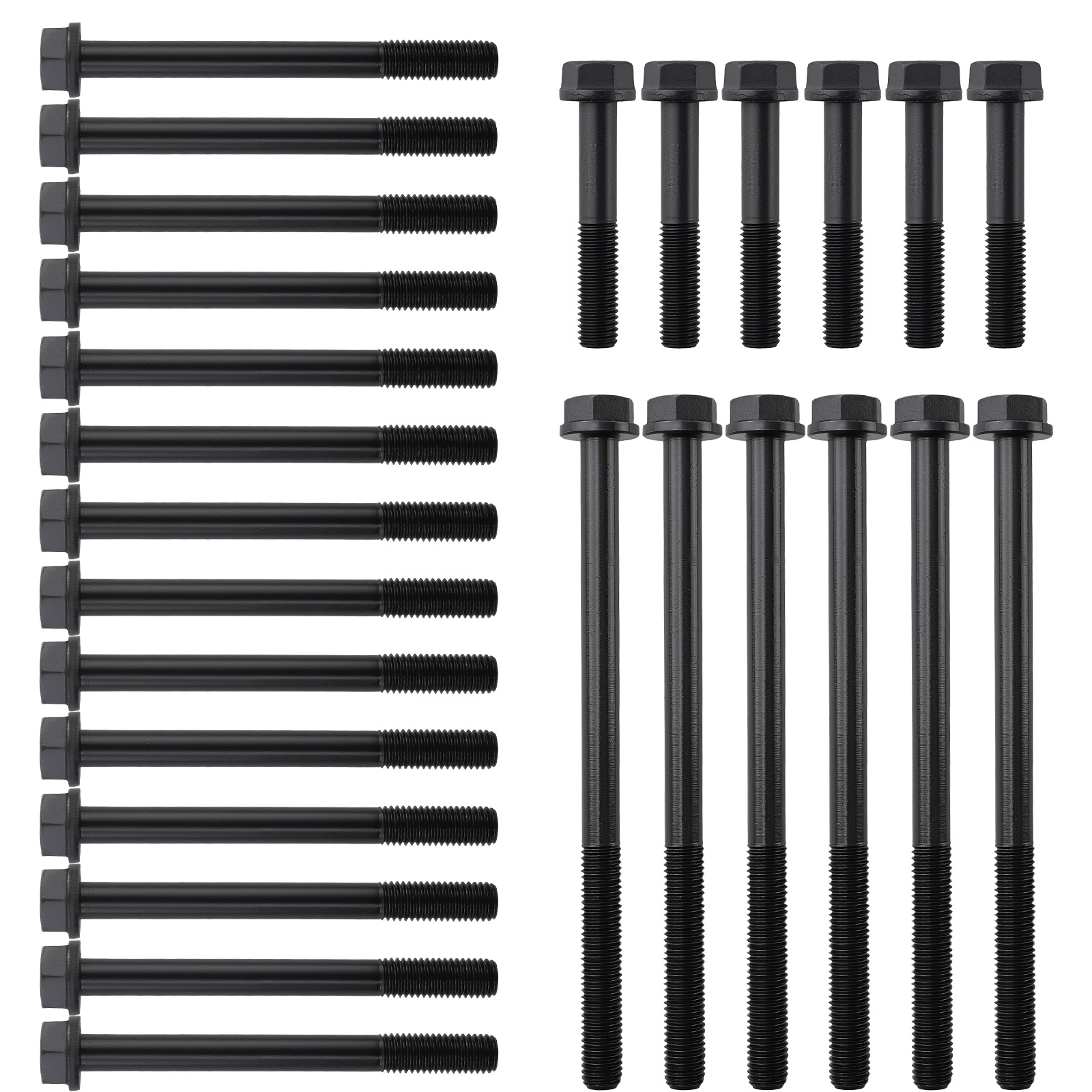 Cylinder Head Stud Set for Cummins 6BT 5.9L 12V 1989-1998 3918471 Steel