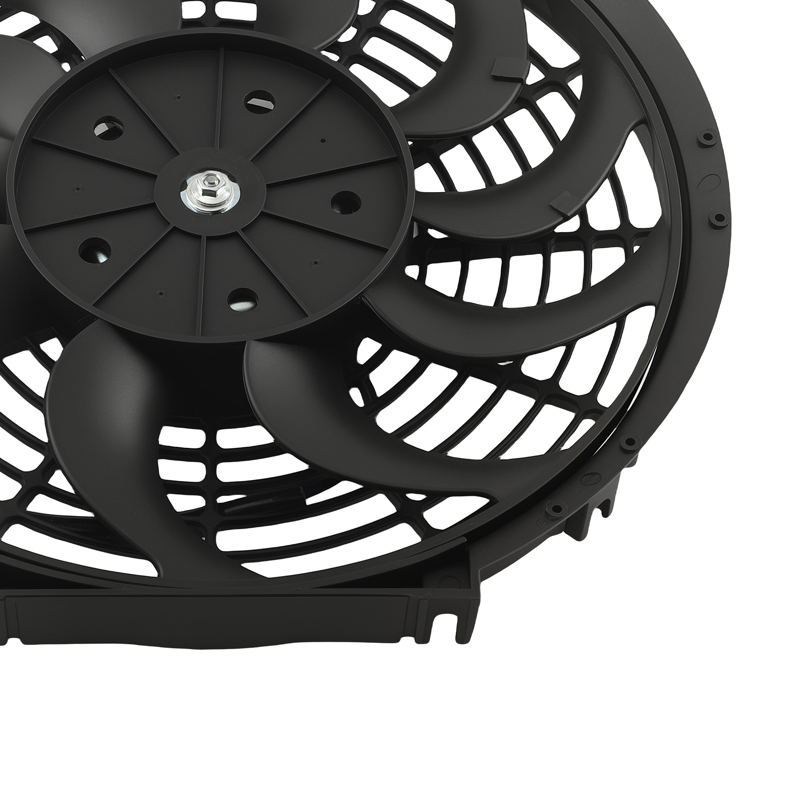 12 inch Radiator Cooling Fan Mount Kit for Universal Vehicle 240W 10 Blades
