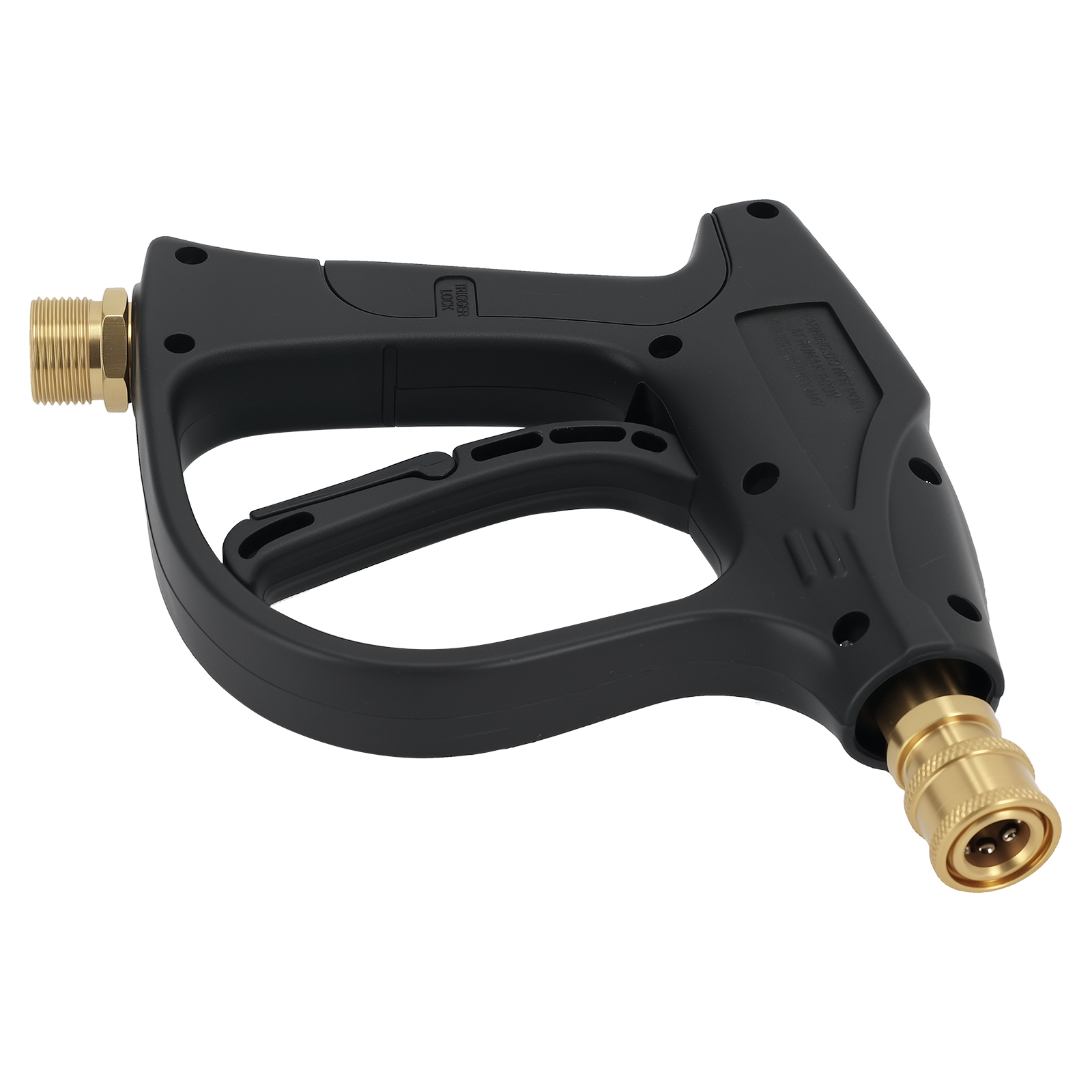 High Pressure Washer Spray Gun M22 14mm with 5 Spray Nozzle Tips Aluminum