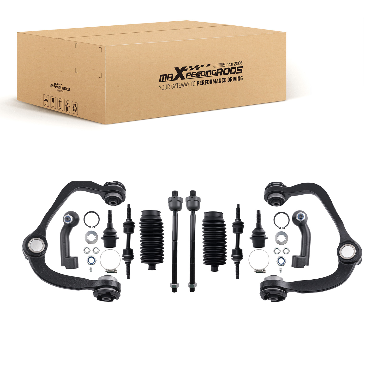 12x Upper Control Arm Tie Rod Ball Joint Swaybar for Lincoln Navigator 2007-2014