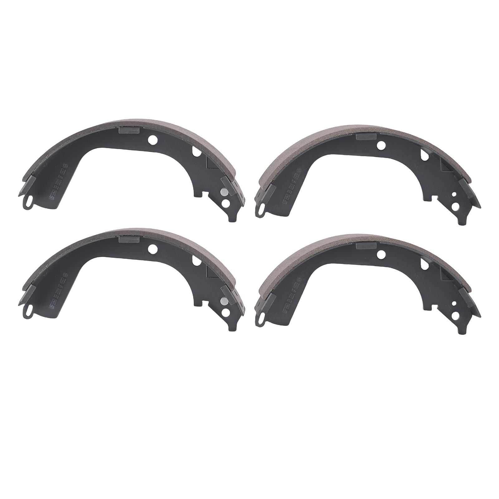 4pcs Rear Brake Shoes Set for GMC Sierra 1500 2008-2013 Direct Replacement