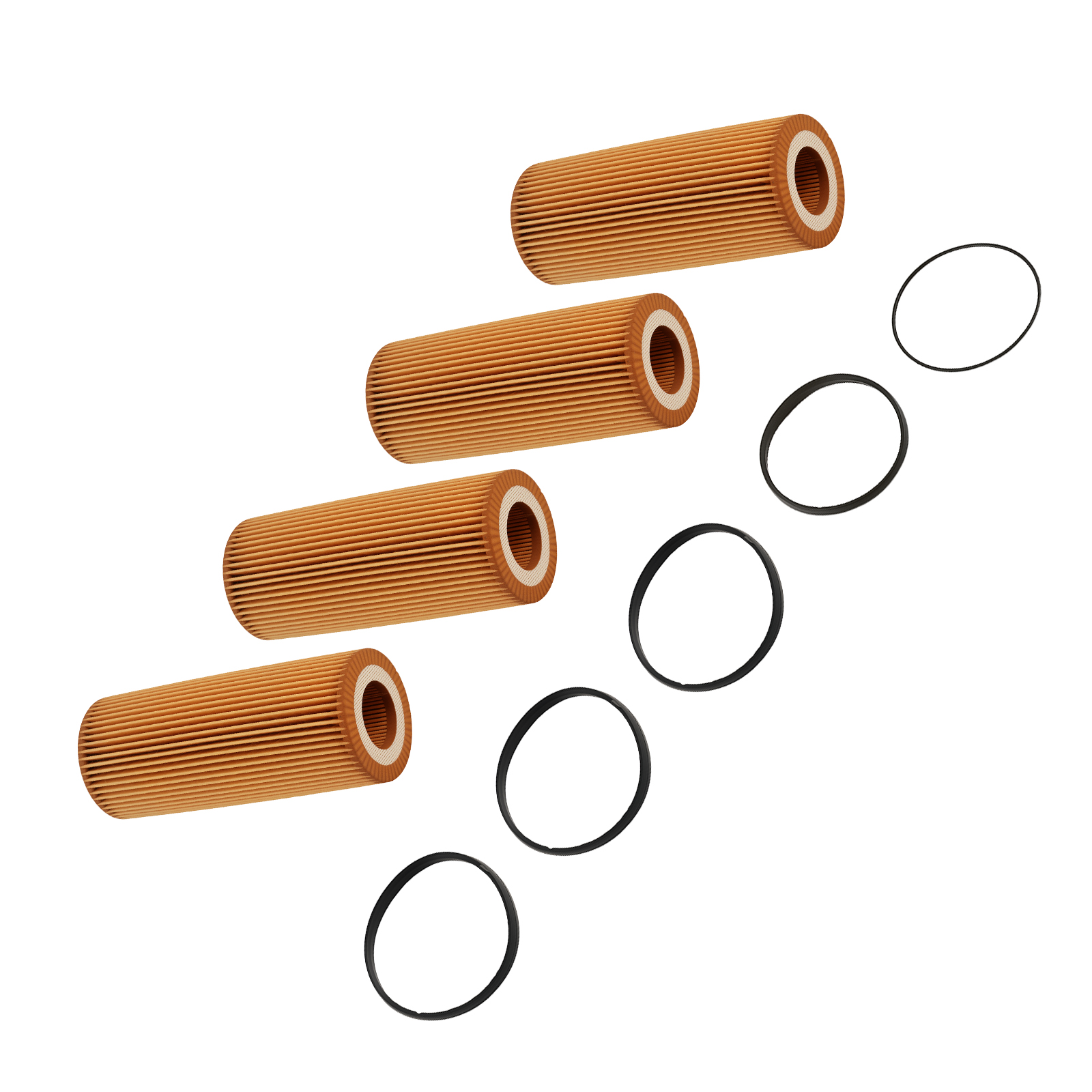 Engine Oil Filter Kit for Audi A4 A6 Q5 SQ5 3.0L 3.2L 06E115562A 2005-2018