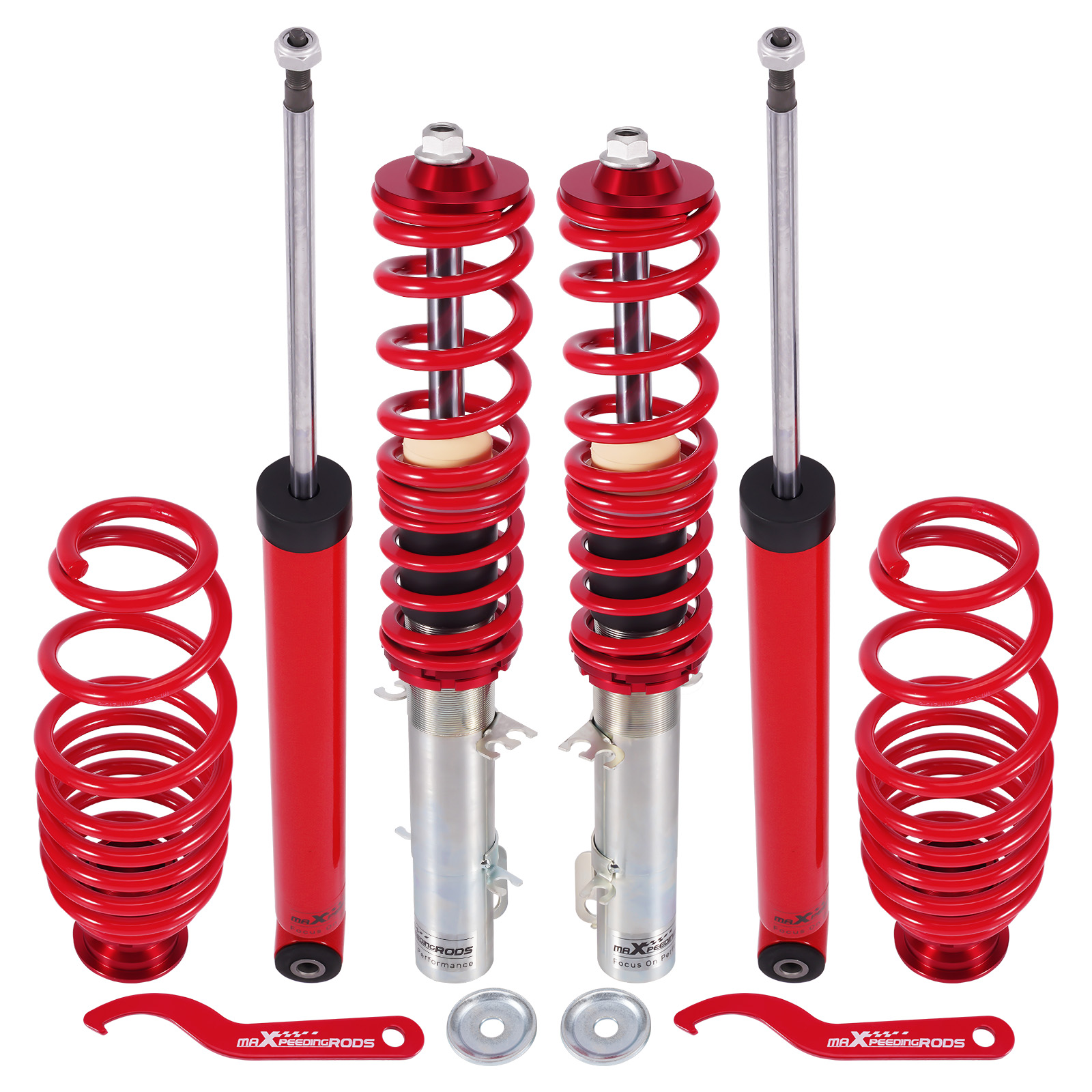 Kit Assetto a Ghiera Ammortizzatori for VW Golf 4 1J1 2.3 V5 1.9 TDI SDI