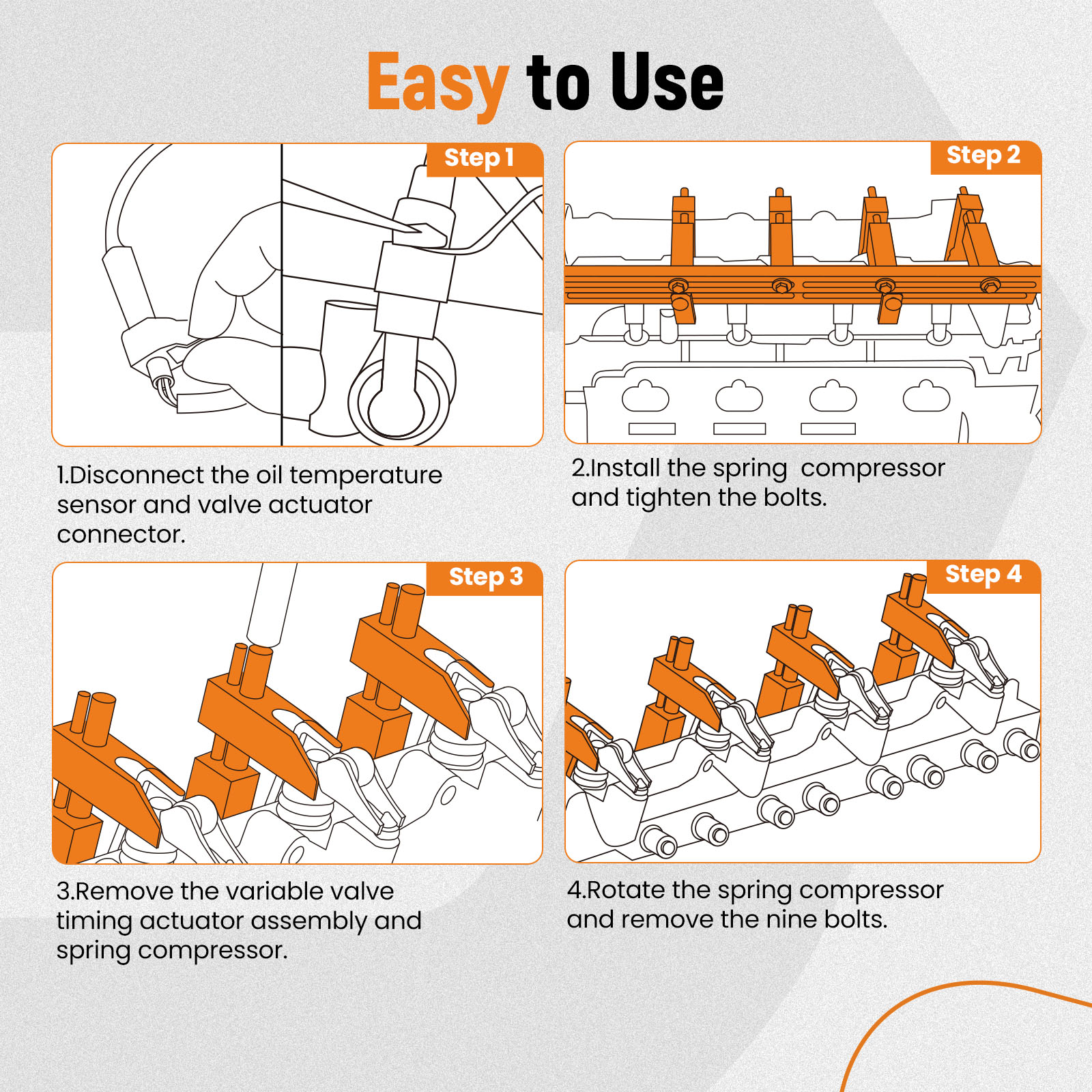 Replaces 10324 10409 Variable Valve 10259A/10259B Engine Actuator ...
