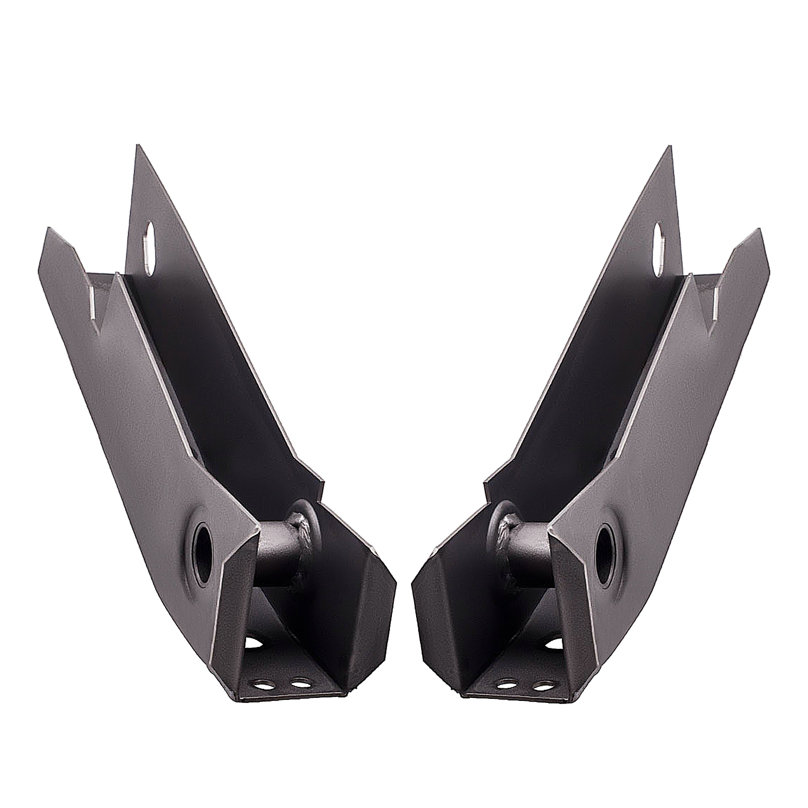 2 Pcs Rear Shackle Mount Frame Repair Kit For Jeep Wrangler Yj 87-95 Grey