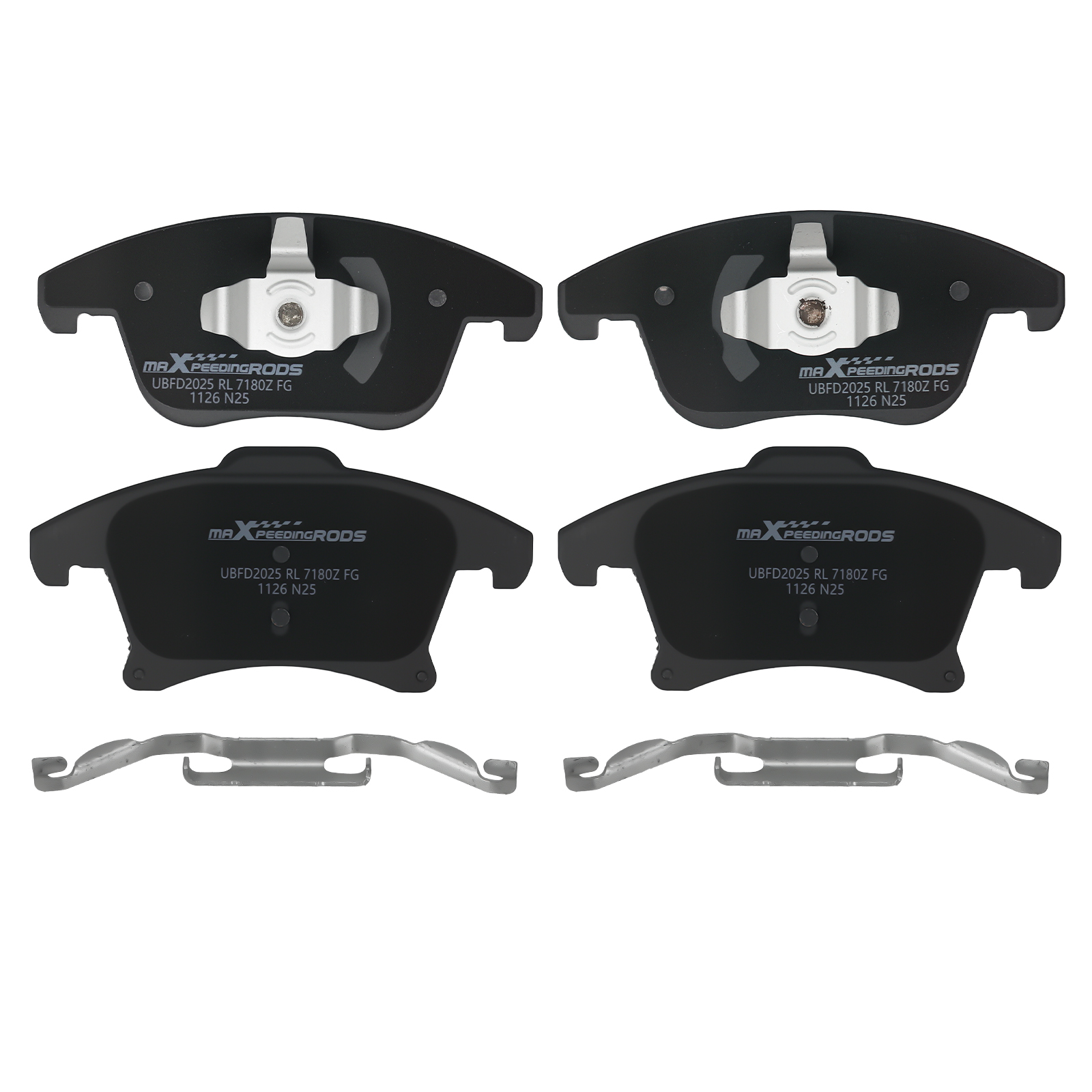 Front L&R Ceramic Brake Pads Kit for Ford Fusion Lincoln MKZ 2013-2020 D1653