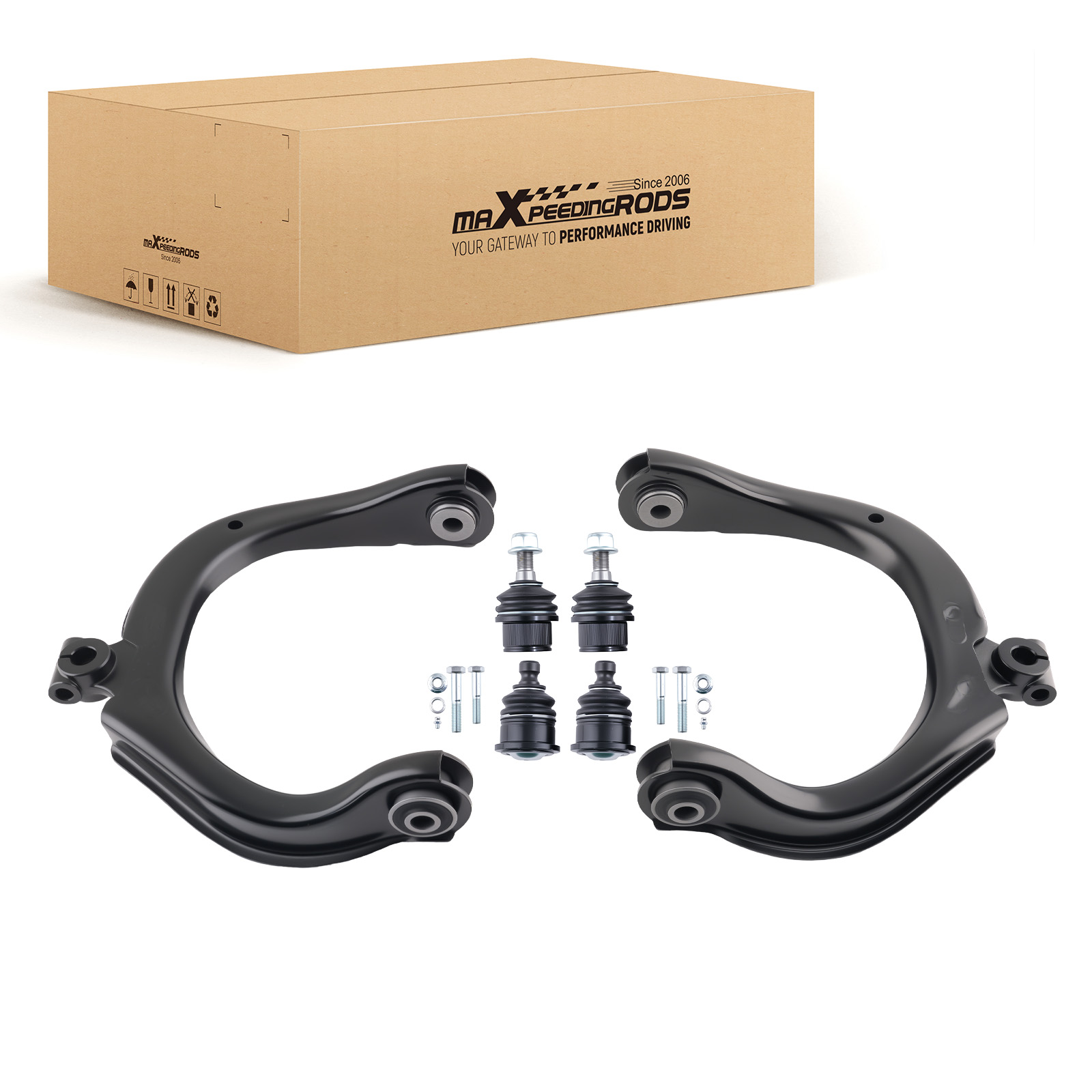 Front Upper Control Arms Ball Joints Kit for 2002-2009 Chevy Trailblazer Rainier