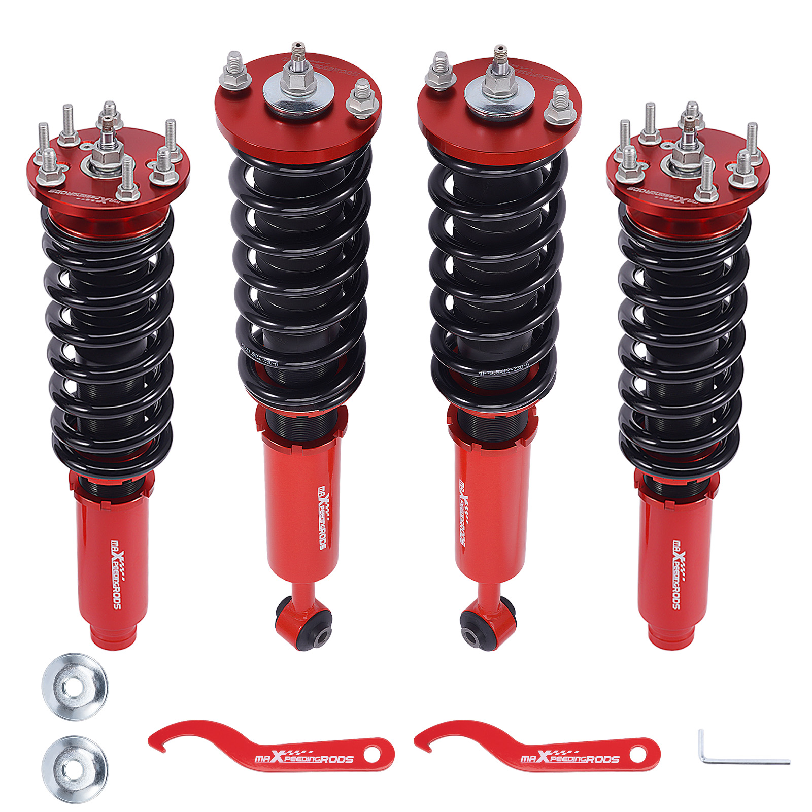 Coilovers Adj. Damper Shocks Spring Lowering Kit For Honda Accord 2003-2007