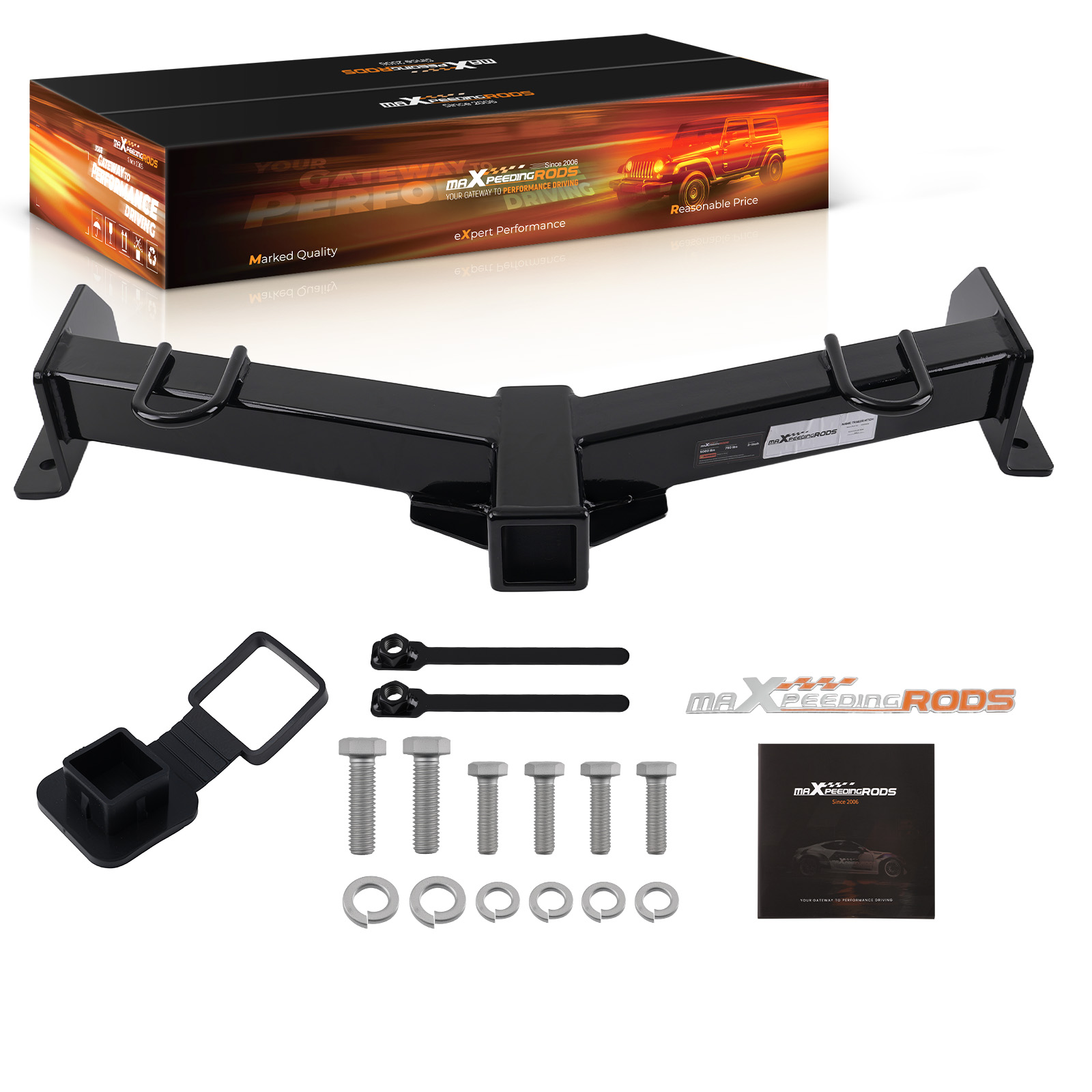 Class 3 Front Hitch 2in for Chevy Express/GMC Savana 1996-2003 Bolt-On