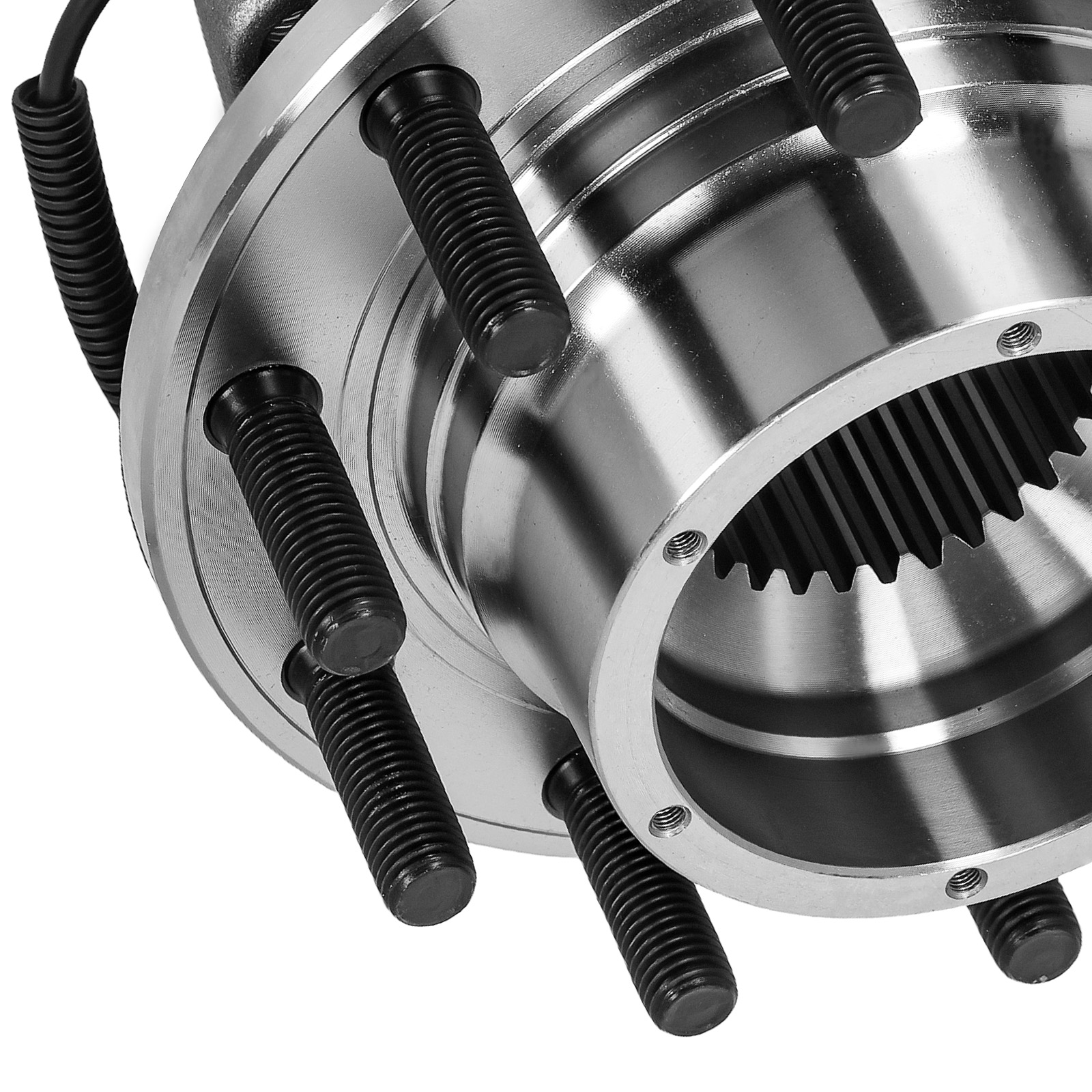 Front ABS Wheel Hub Assembly for Ford F-450 F-550 4WD 10-Lug 2011-16 515133