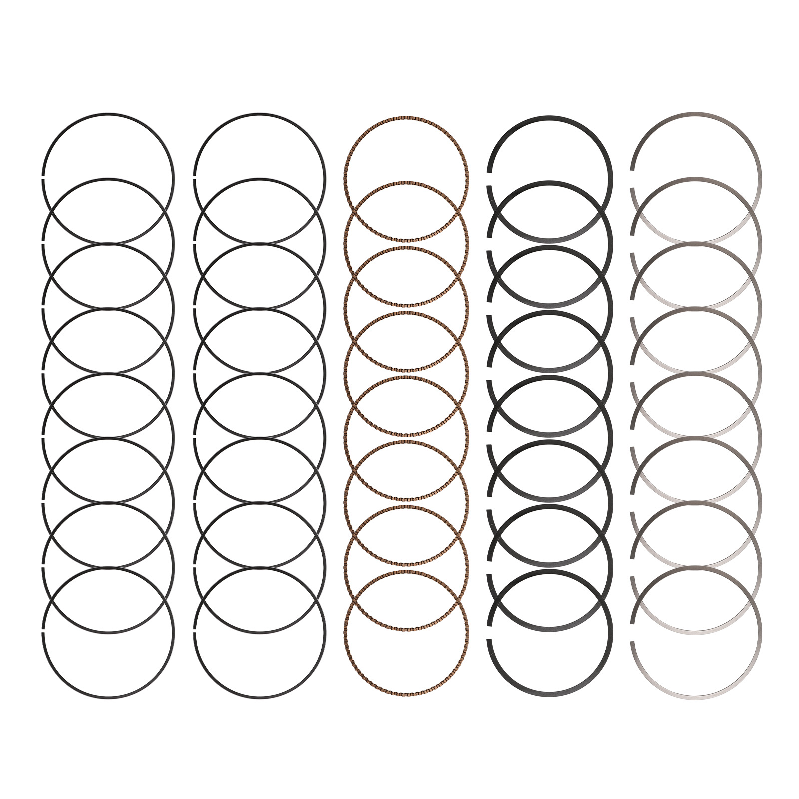 Rod & Main Bearing Piston Rings Kit for 1999 - 2016 Chevy GMC 1500 4.8L 5.3L