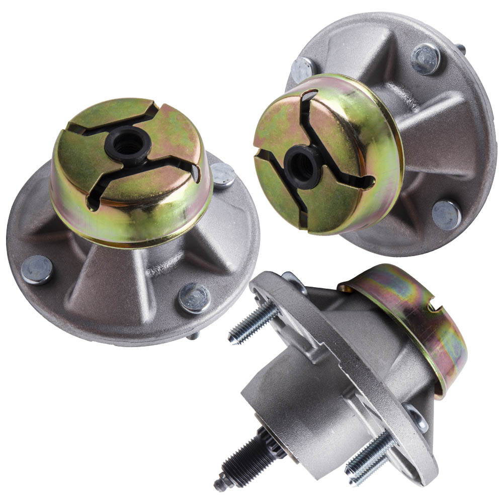 thumbnail image 2 of 3-Pack Lawn Mower Spindle Assembly For John Deere - Replaces AM144377, AM131680 2 of 5