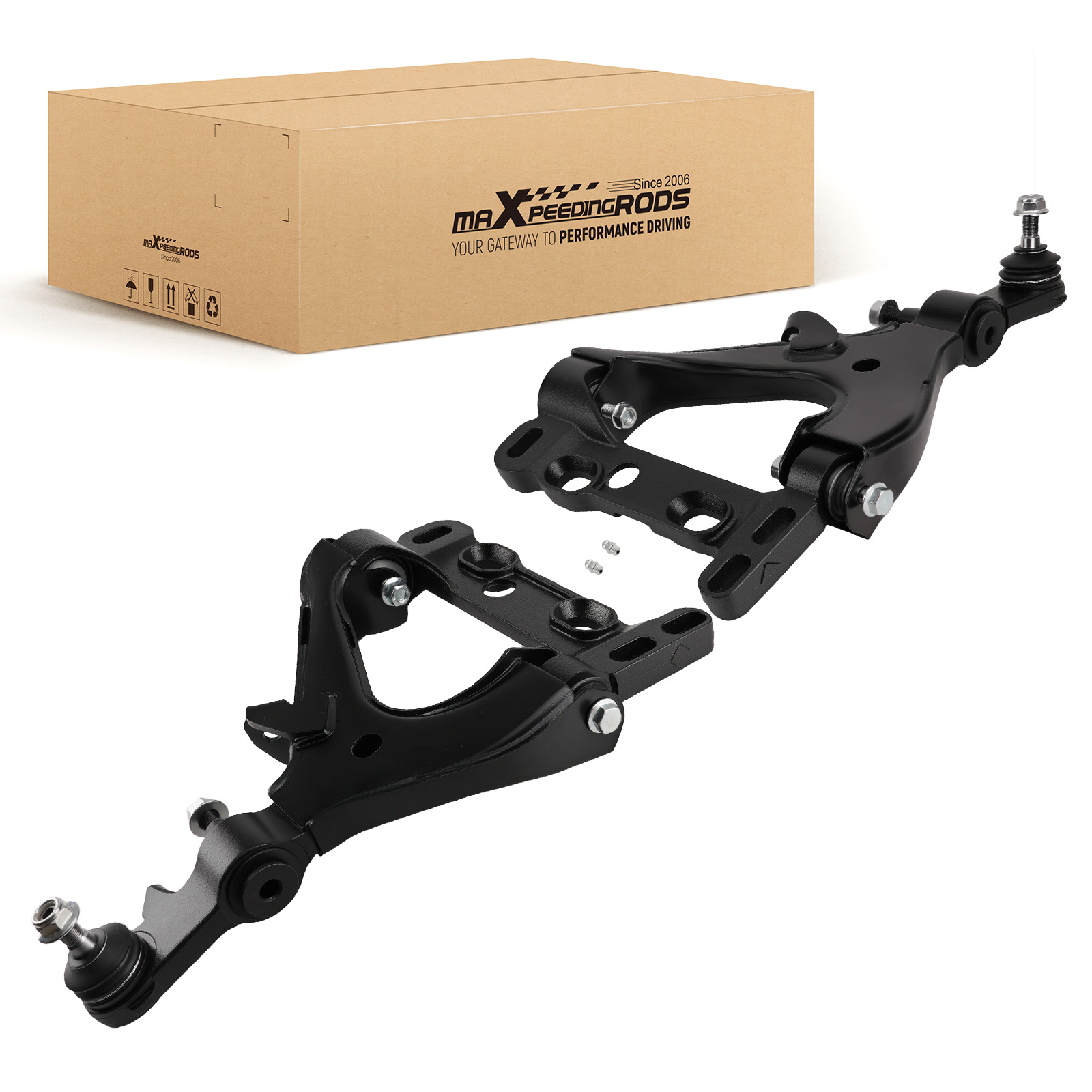 Pair Front Lower Control Arms For 2004-2007 Chevy Trailblazer GMC Envoy Bravada