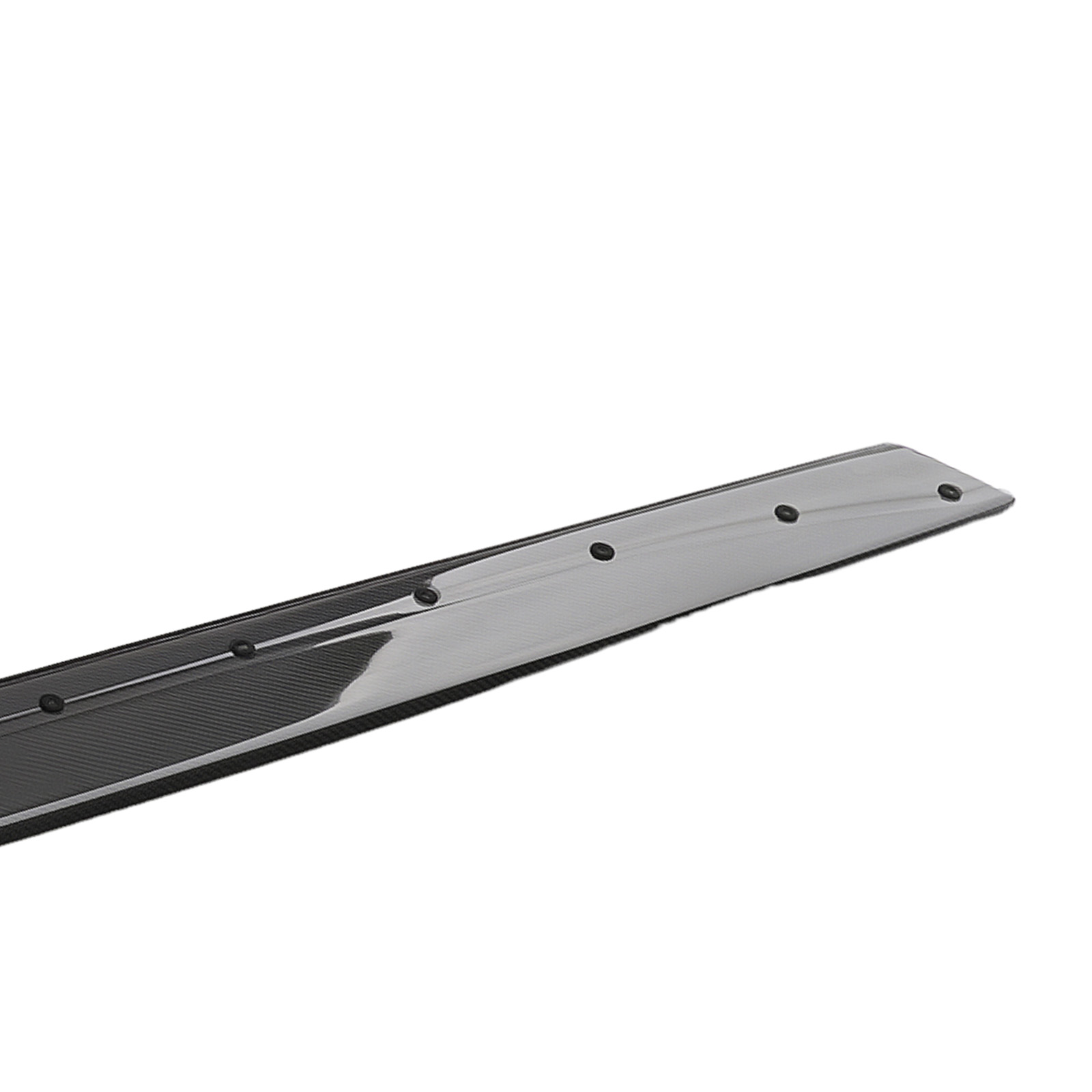 2pcs Gloss Black Side Skirt Extension for BMW M4 & F80 M3 15-2019 Carbon Fiber