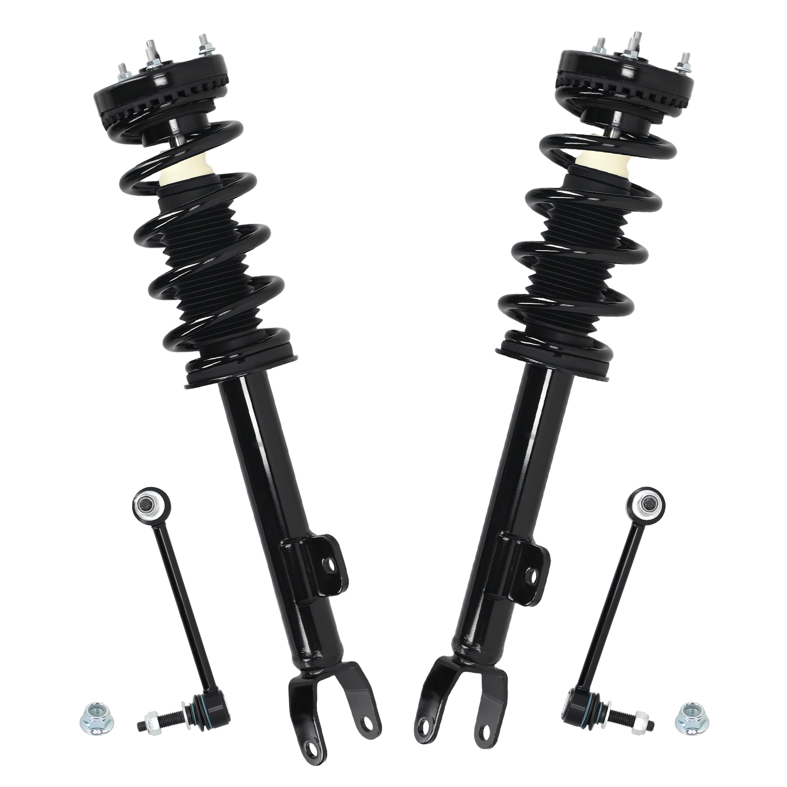 MaXpeedingrods Front Struts w/ Sway Bar End Links For Dodge Charger 2011-2019
