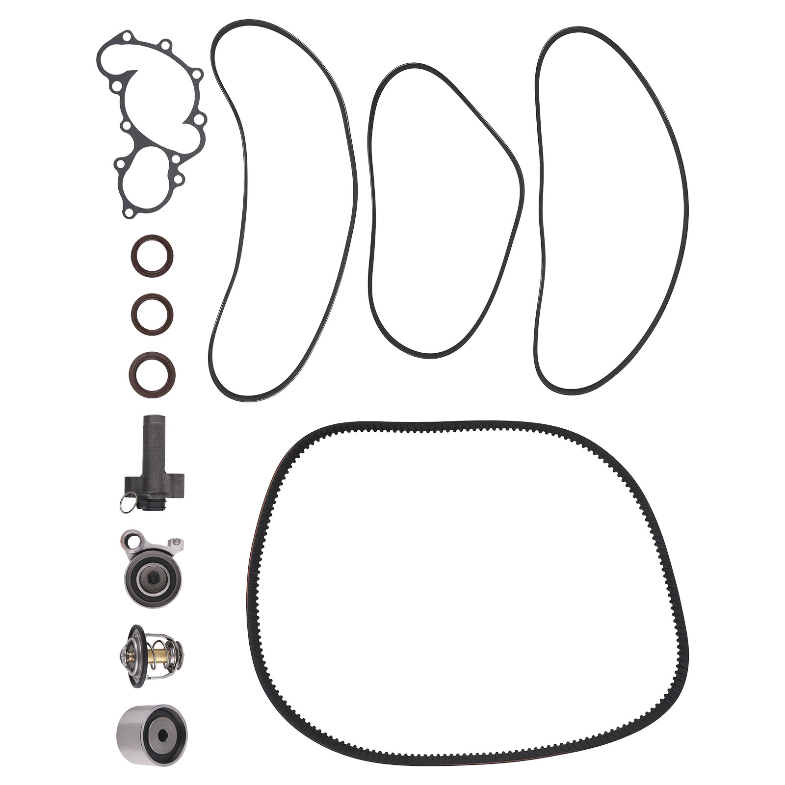 Timing Belt Kit Water Pump Thermostat for Toyota Tundra 3.4L 5VZFE 2000-2004