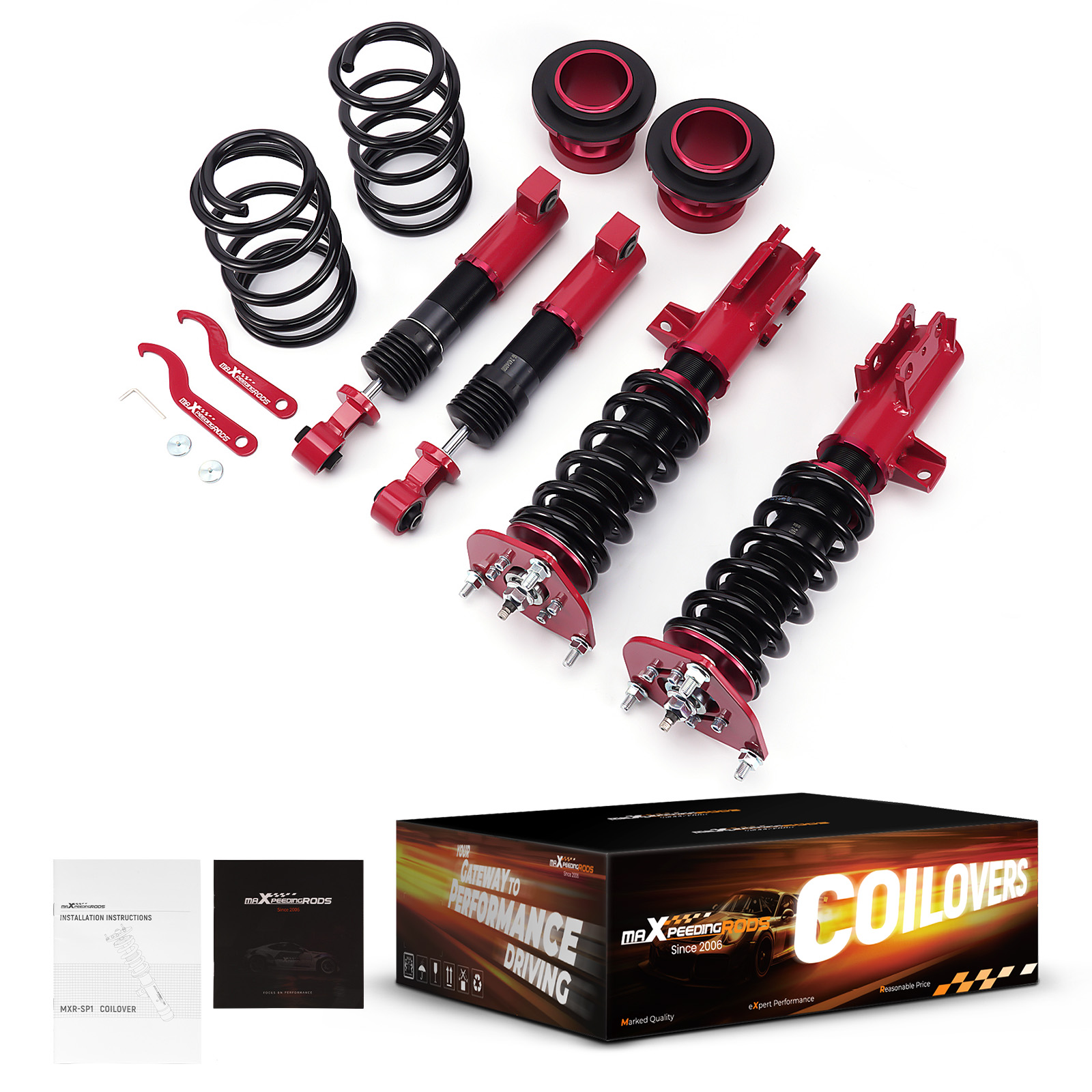 Combines Filetes Damper Adjustable Coilovers for Hyundai Veloster 2012-2015 1.6L