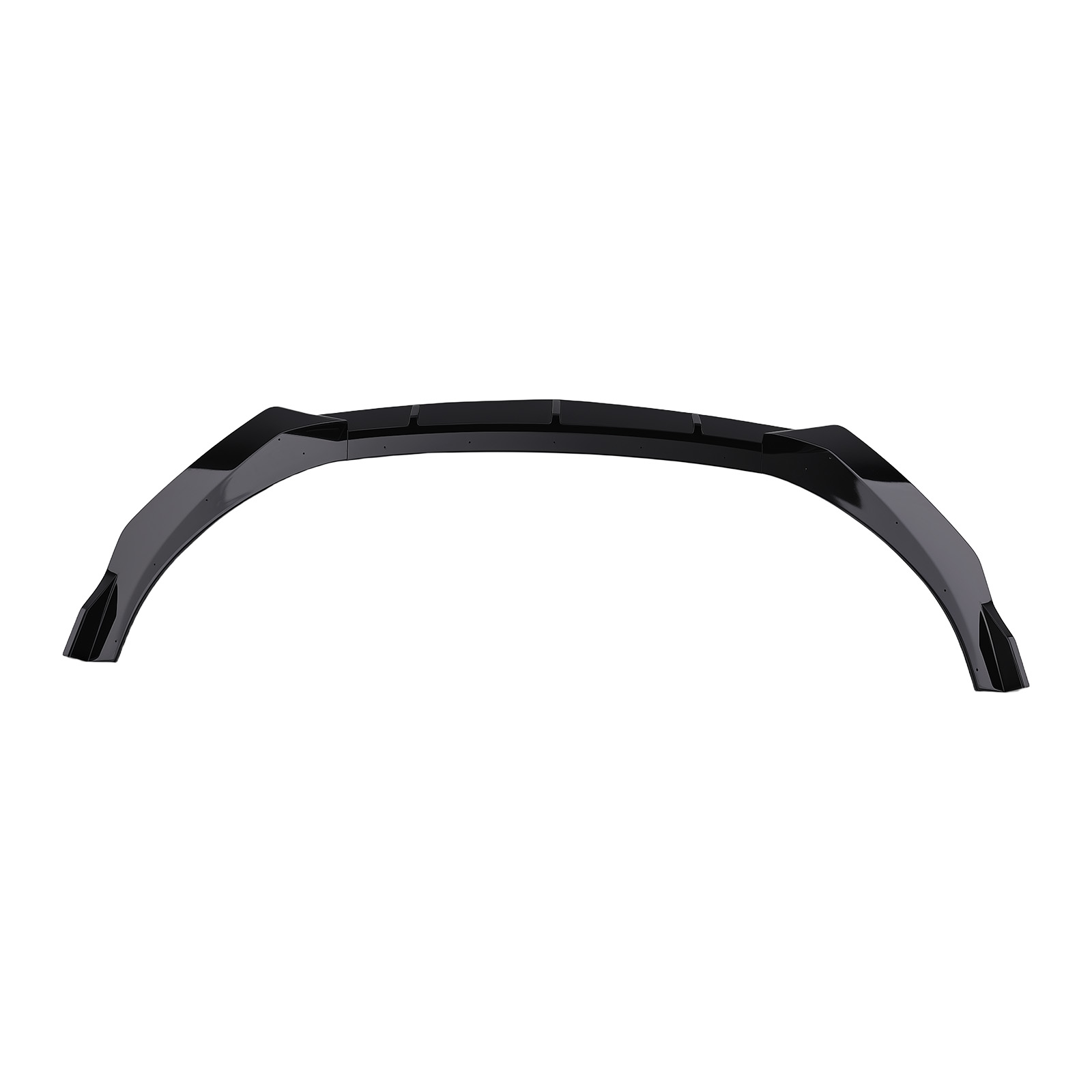 Front Bumper Apron Kit for Hyundai Elantra 2021-2024 Gloss Black Plastic Lip