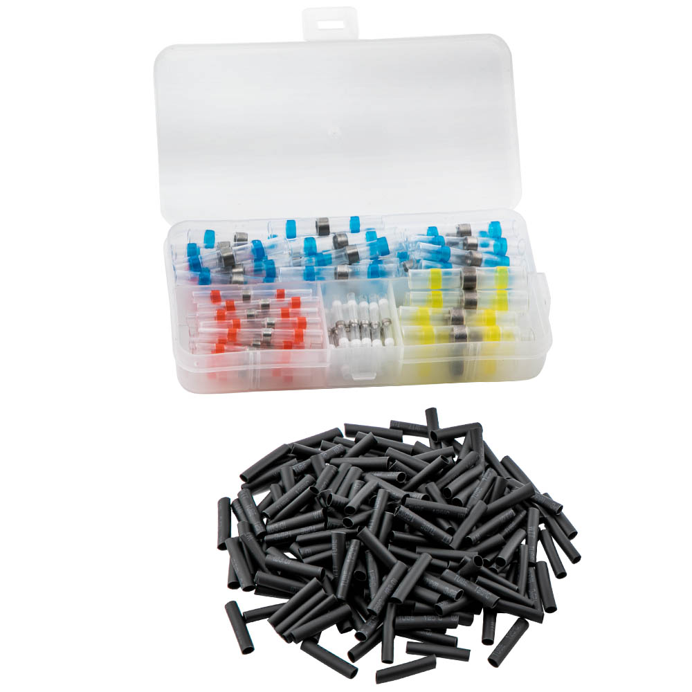 300 pcs conector de crimpado juego de cables conector de soldadura retráctil