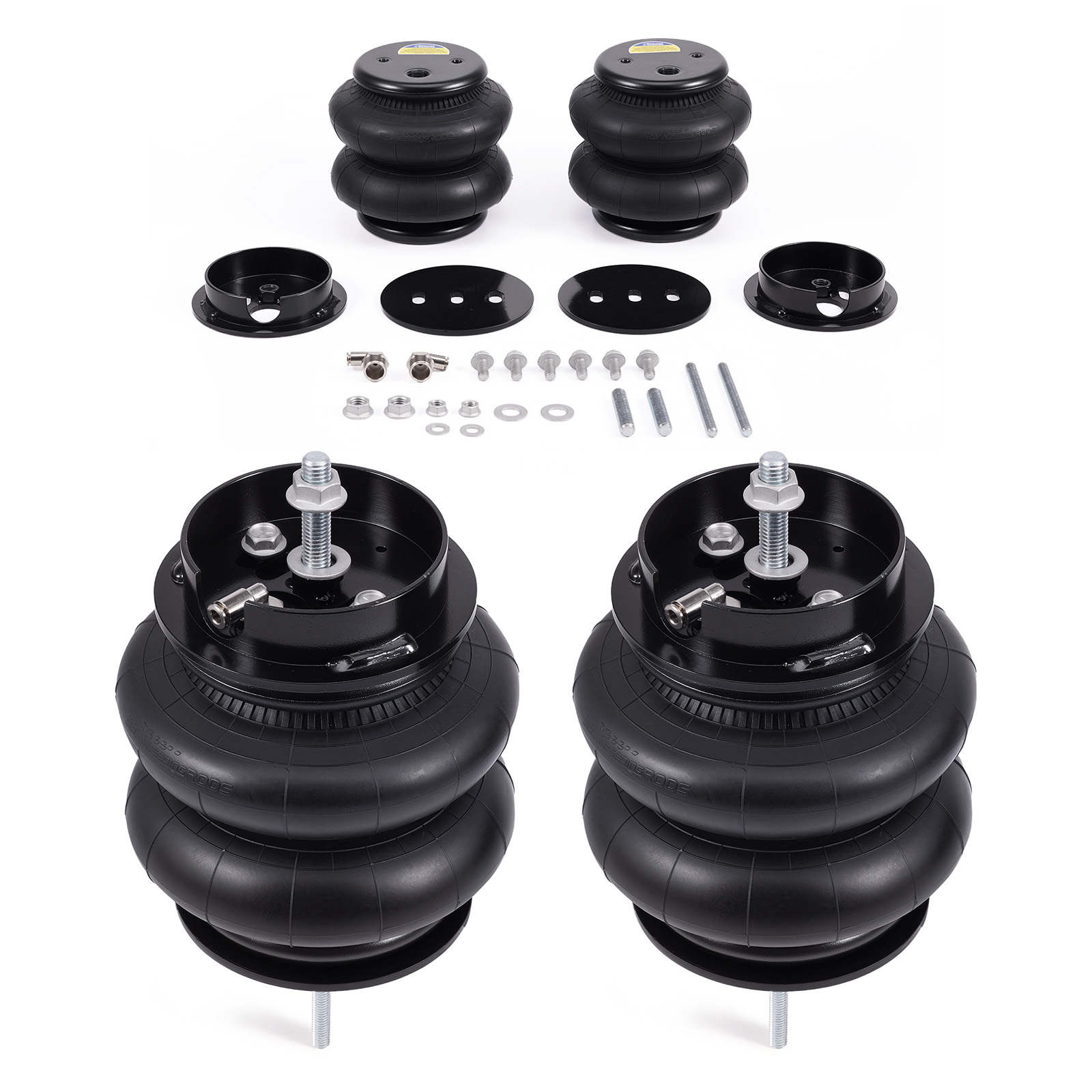 Rear Brackets & 2600 Bags Air Ride Suspension For Chevy C10 Trucks 2WD 1963-72