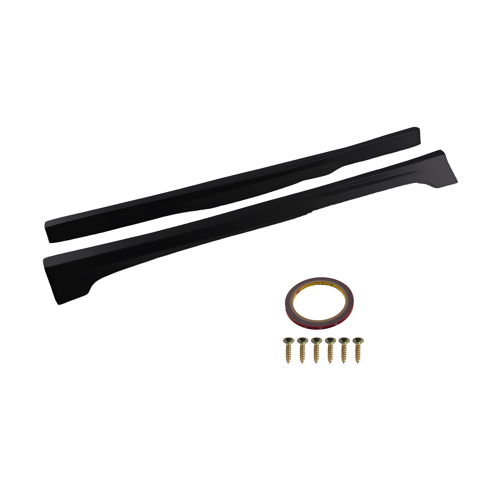 2pcs Side Skirts Extension Panel Lip for Toyota Corolla All Models 2009-2013 ABS