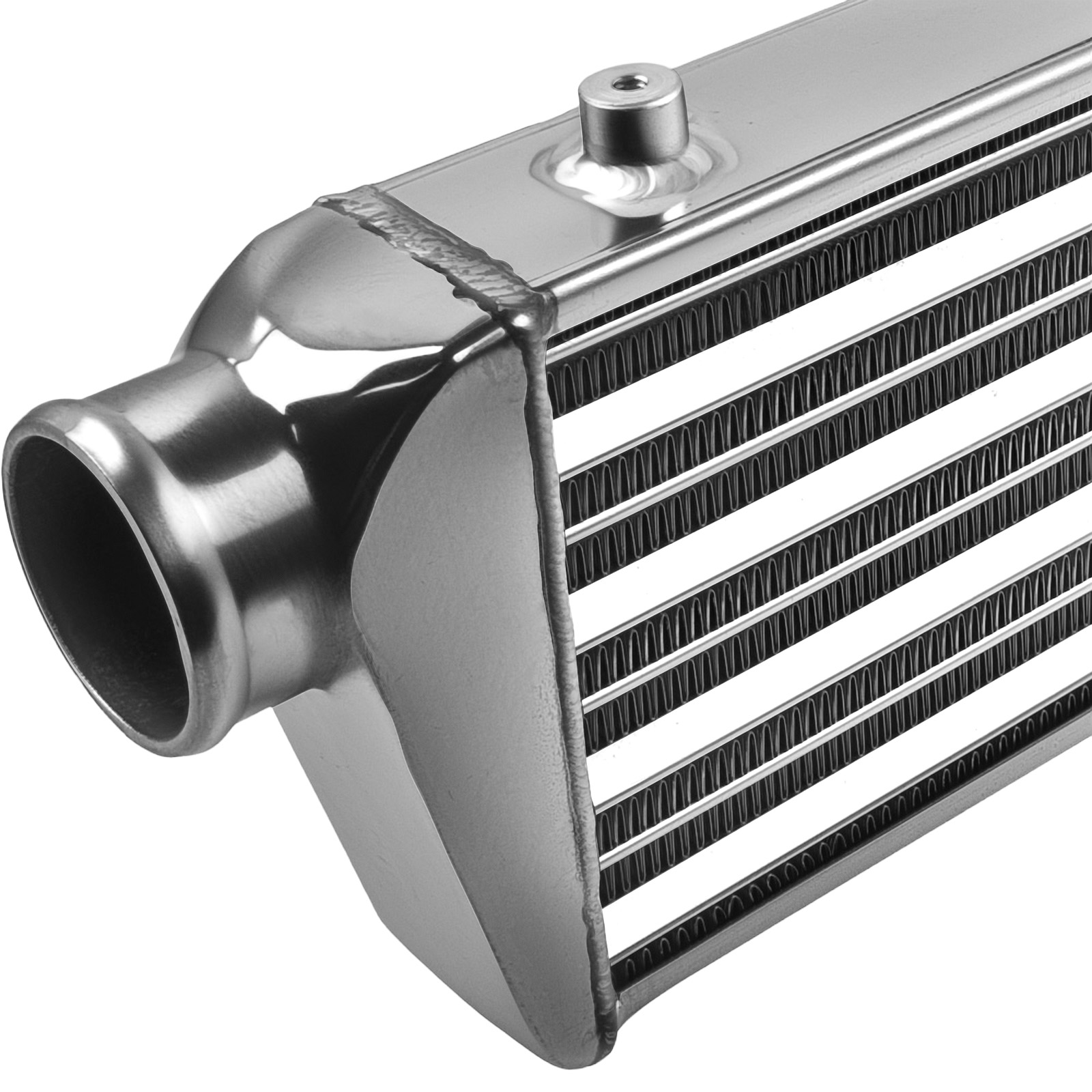 550 x180 x 65mm Refroidisseur intermédiaire+64mm Intercooler Turbo Piping pipe