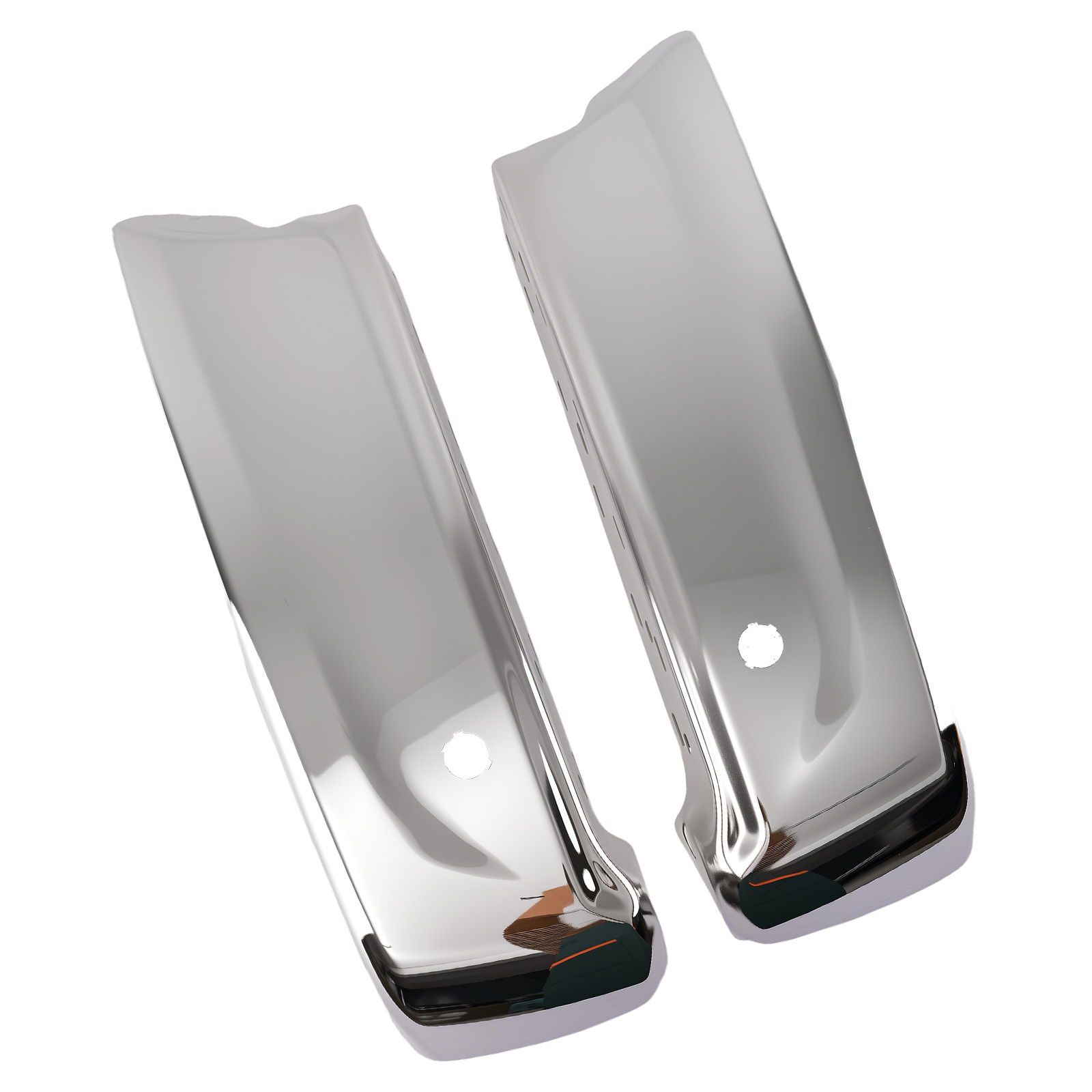 Rear Left Right Bumper Ends for Ford F-150 2021-2023 Chrome FO1102401