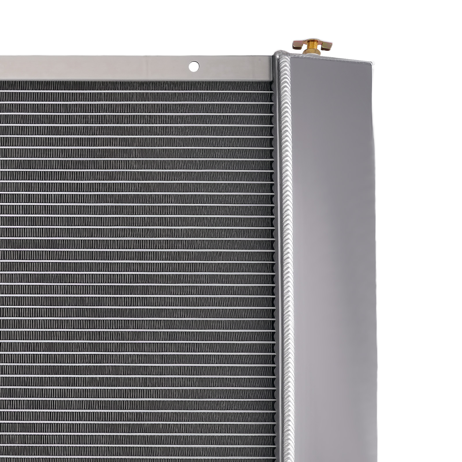3 Row Aluminum Radiator Shroud Fan for Chevy Corvette Base 1977-1982 718 AT