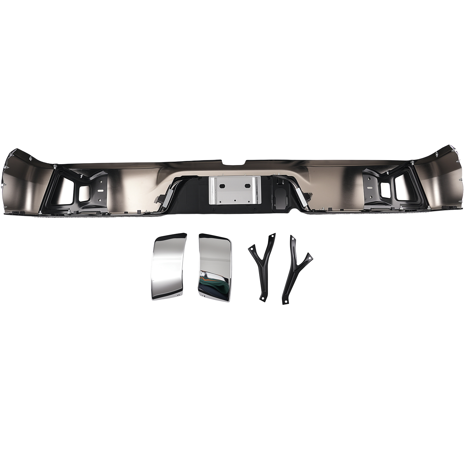 Chrome Rear Bumper for Ram 2500 2013-2018 Ram 3500 68207297AA Bolt-On