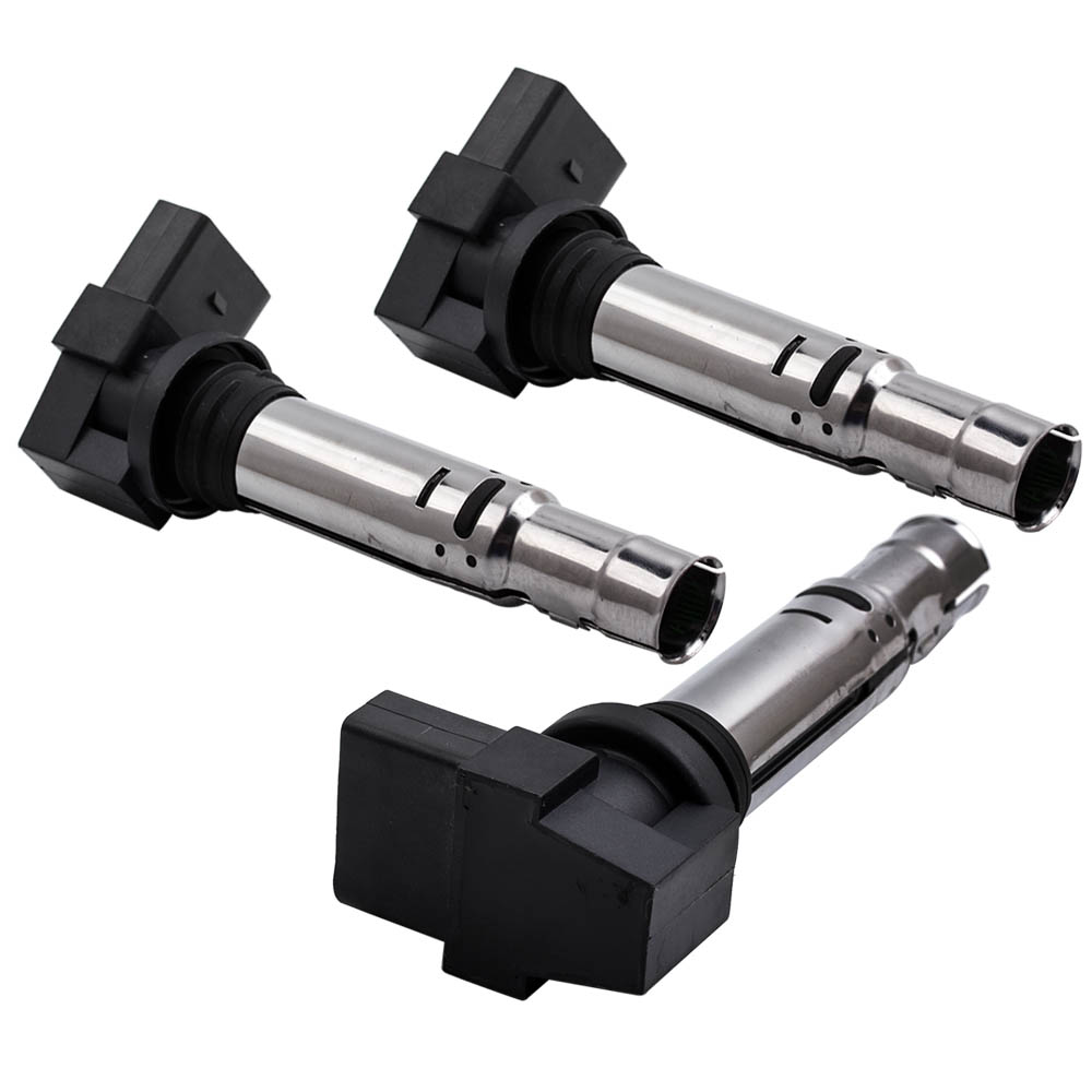 3x Zündspule for VW Polo 6R 9N Seat Ibiza Skoda Fabia Roomster 1.2L 3-Zylinder