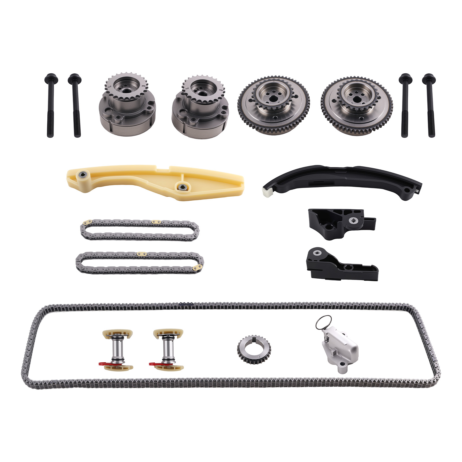 Engine Timing Kit for Lincoln MKX 3.5L 3.7L DOHC 2011-2018 with Tensioners