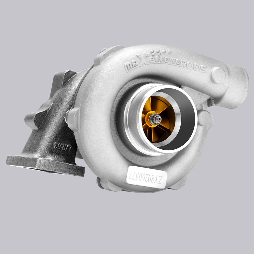 T04E T3/T4 A/R 0.63 0.5 5-Bolt 400+hp Upgrade Turbo Turbocharger W/ Gaskets