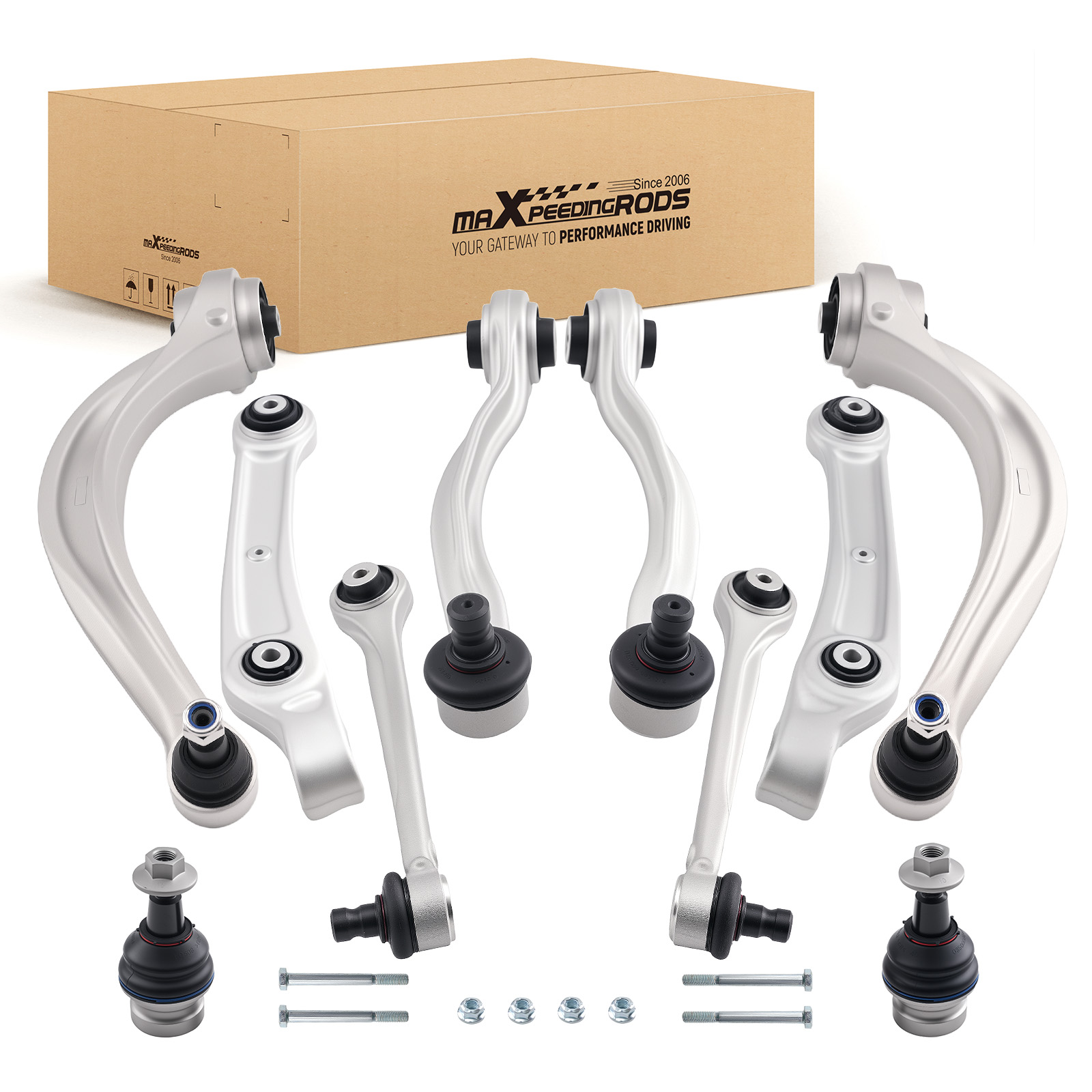 10PCS QUERLENKER + TRAGGELENK SATZ L+R FOR AUDI A8 4N Q7 Q8 4M E-TRON VW TOUAREG