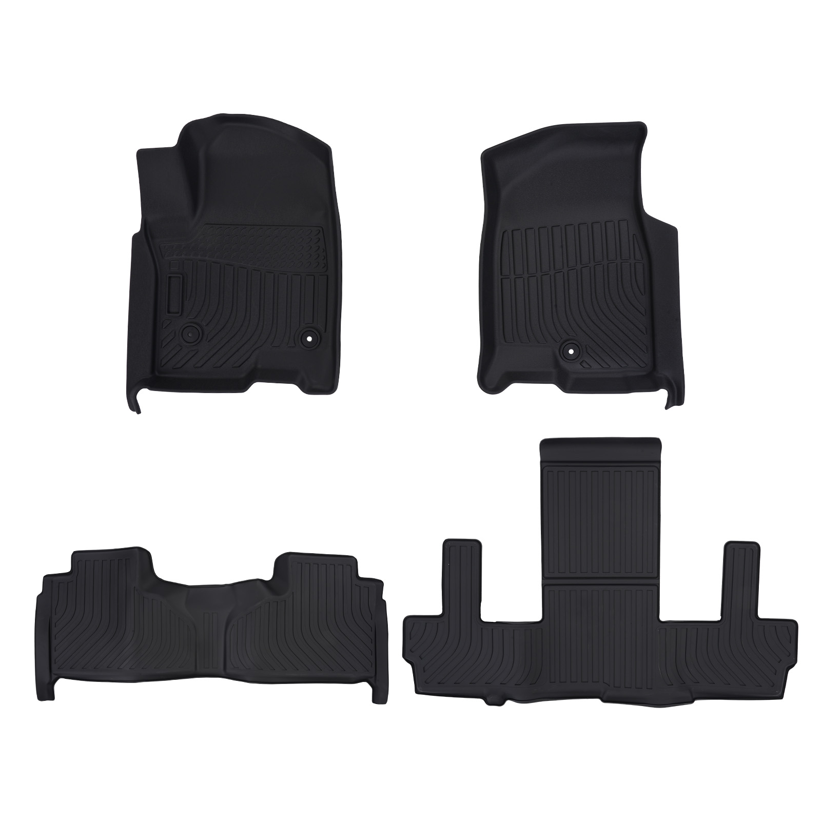 Floor Mat for Chevrolet Suburban Yukon XL 2021-2025 TPE Waterproof Anti-Slip