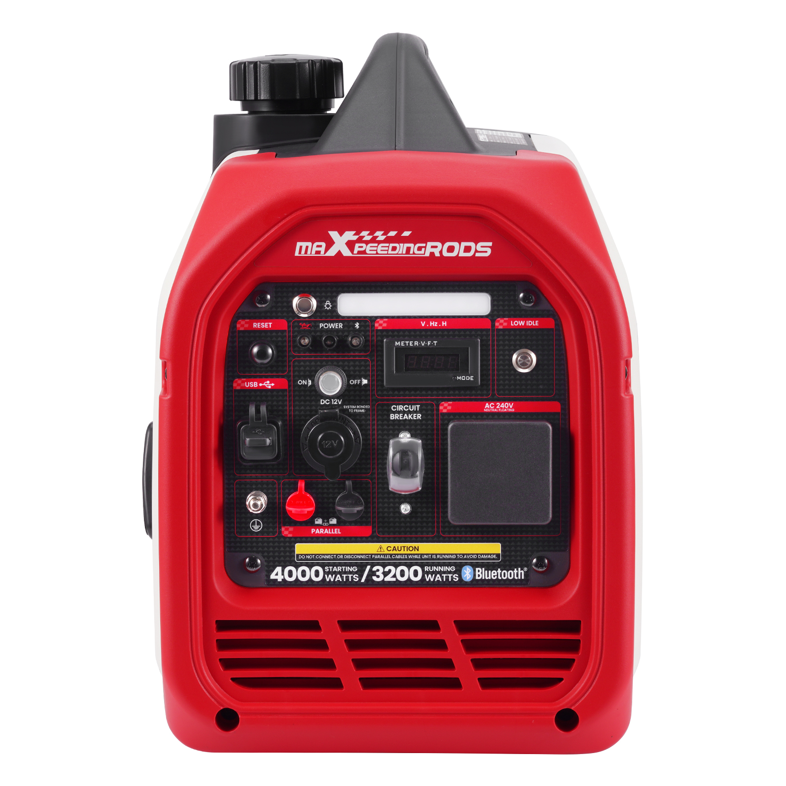 Inverter Generator 4KW Max 3.2KW Portable Silent Petrol Bluetooth for Camping