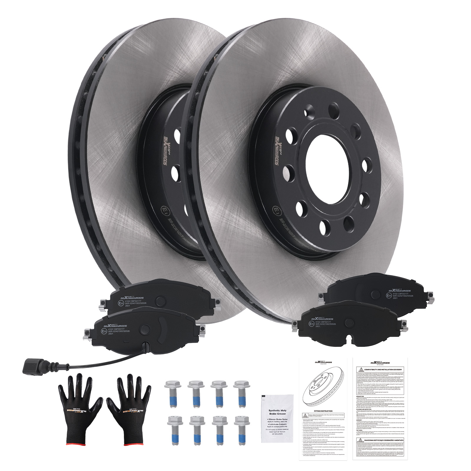 Discos Freno+Pastillas Delantero for VW Golf Alltrack BA5 2014-2020 287mm