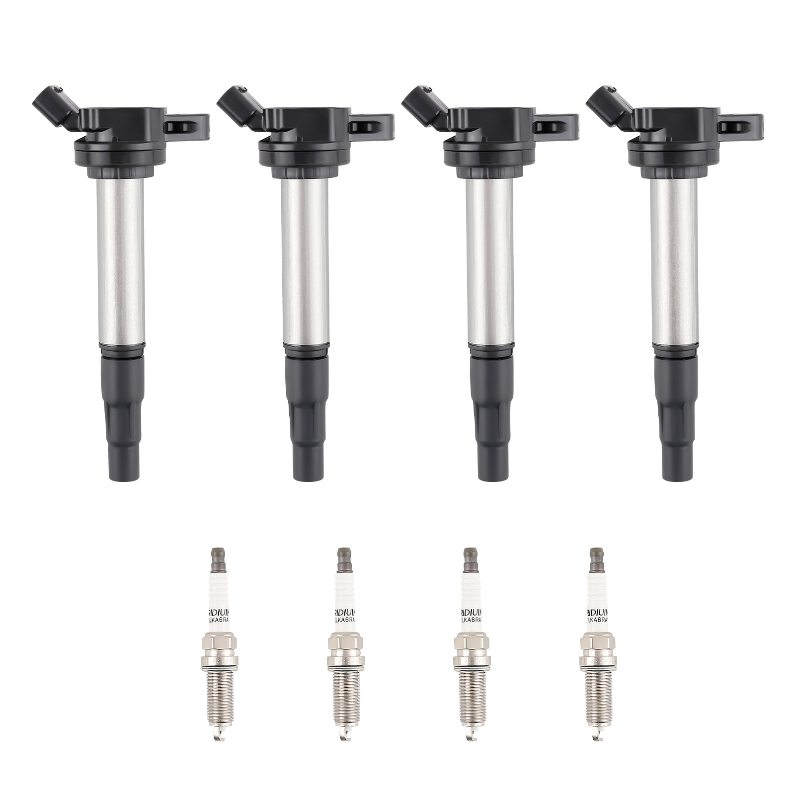 Ignition Coil & Iridium Spark Plug Set of 4 For Pontiac Vibe 1.8L L4 09-10 UF596
