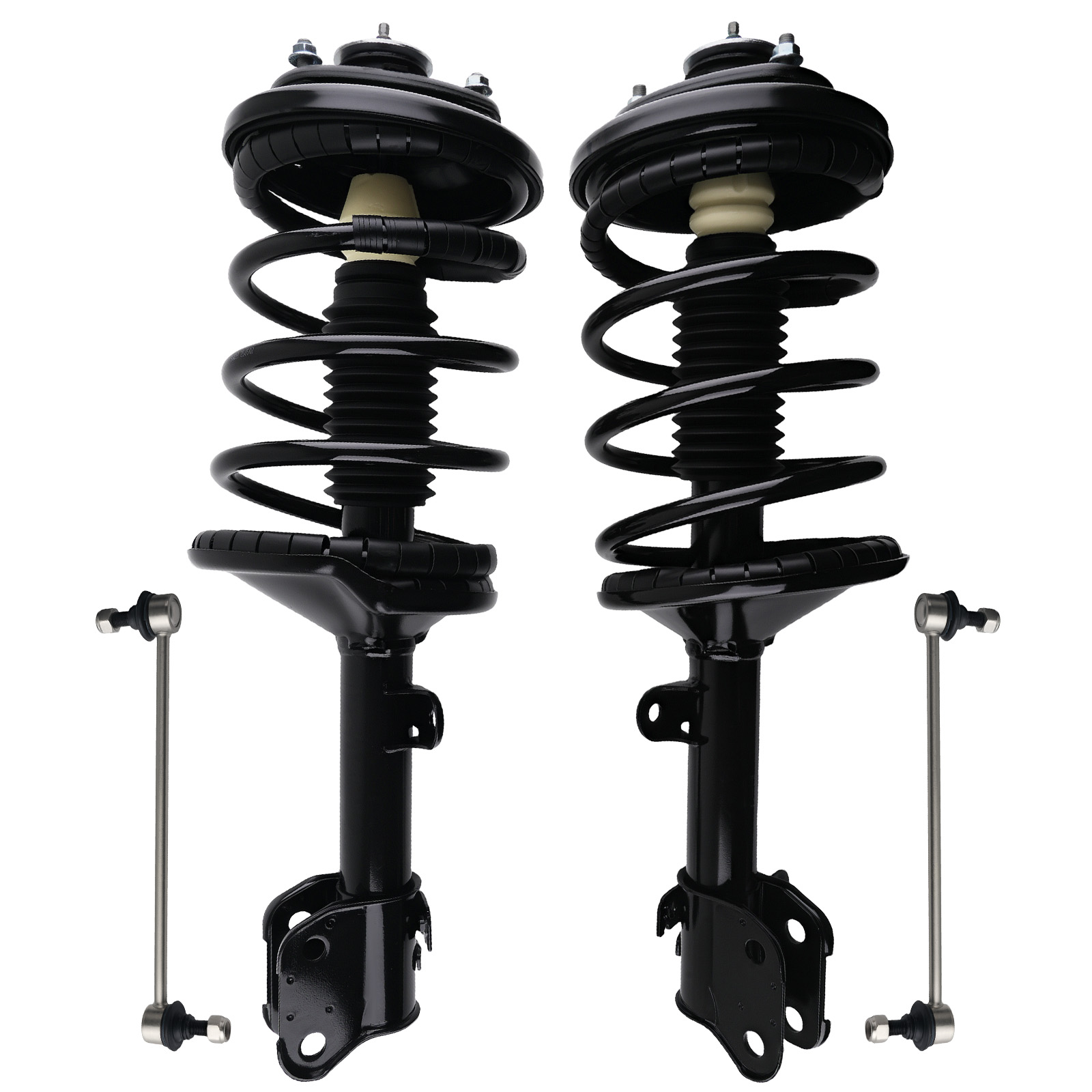Front Left Right Side Struts w/Coil Sway Bars For Honda Pilot 2006-2008 FWD NEW
