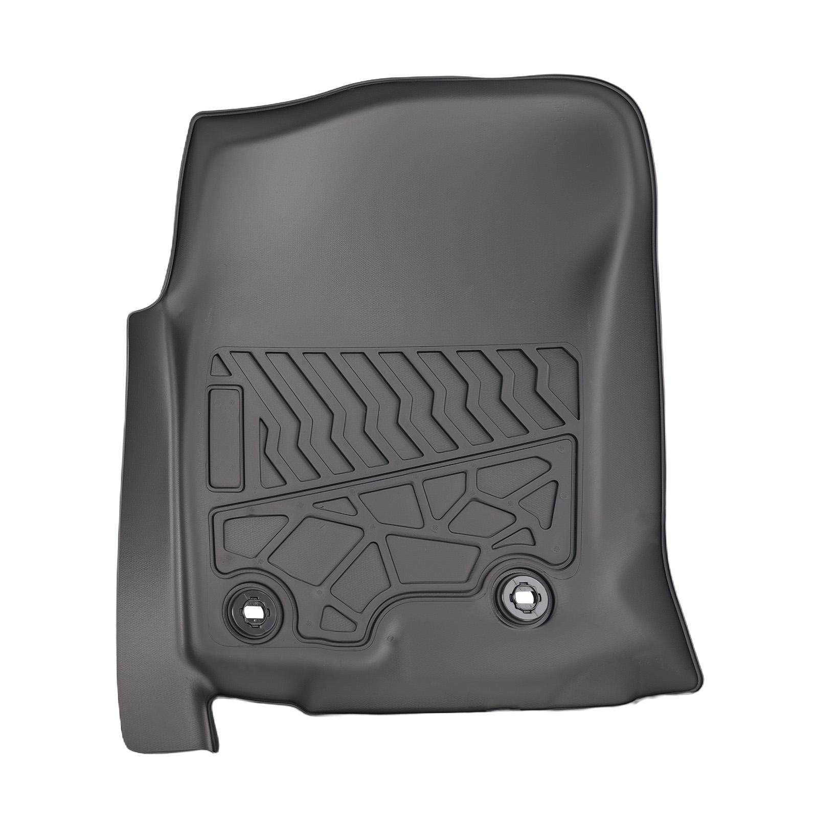 Deep Dish Floor Mats Set for Toyota 4Runner 2013-2024 5-Seats Black TPE Rubber