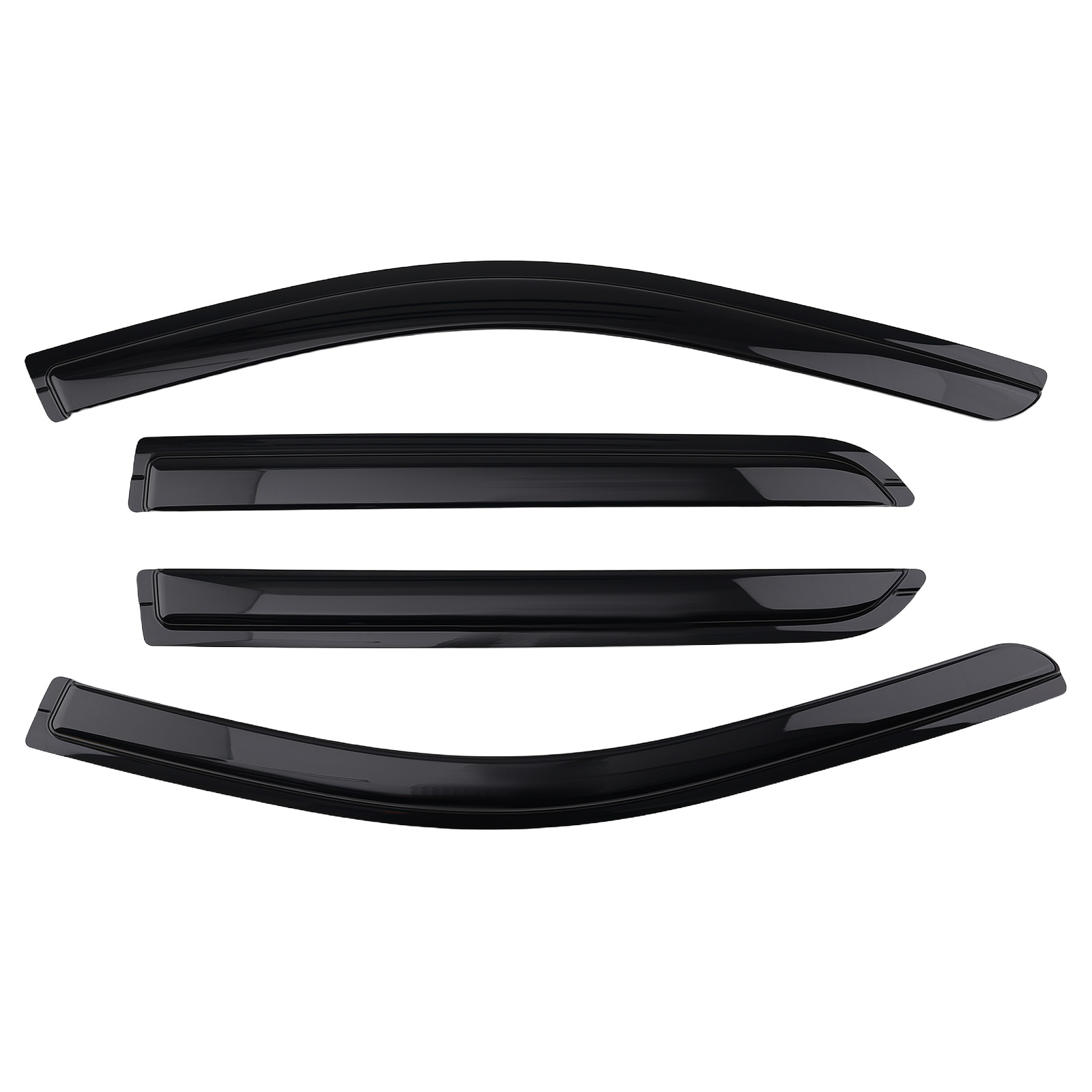Wind Deflector Set for Dodge Durango 2011-2024 Window Visor 4Pcs Black 1.8mm