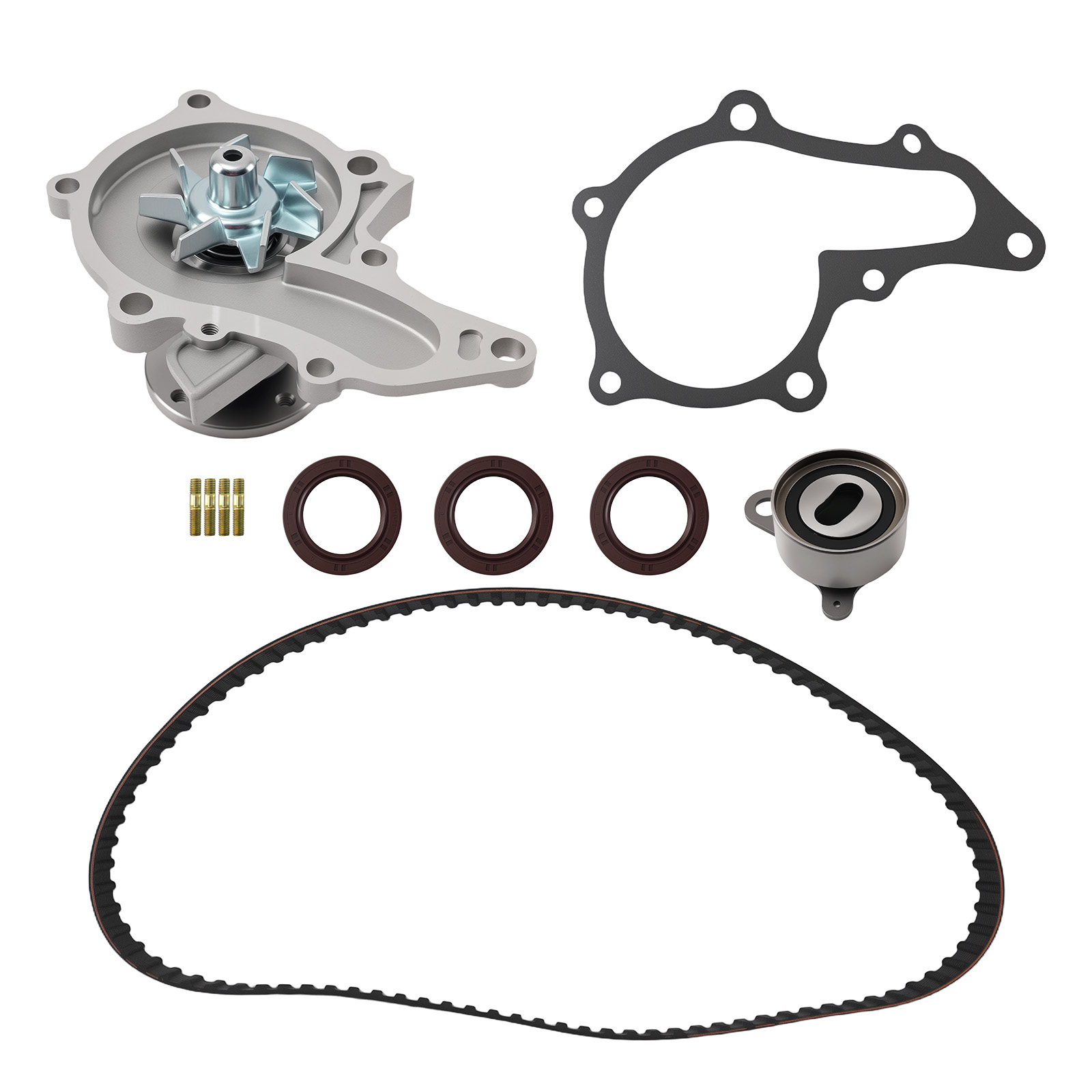 Timing Belt Kit Water Pump Set for Toyota Corolla 1.6L 1988-1992 94 Teeth